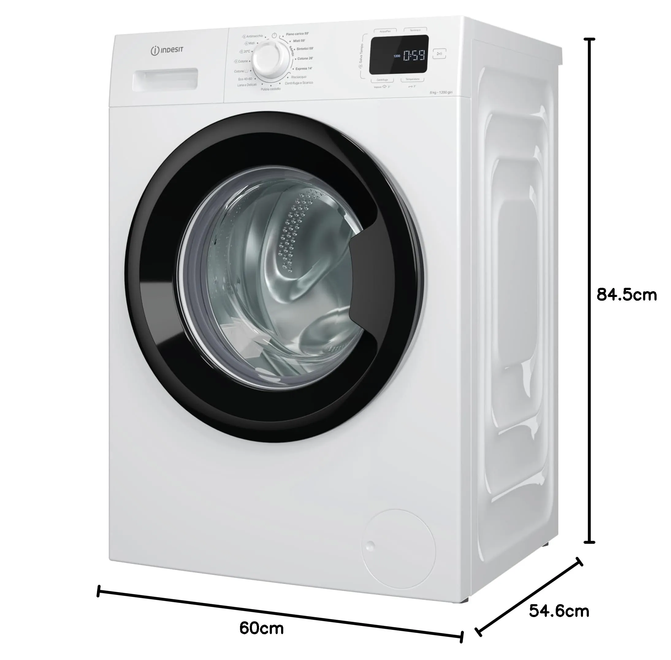 Indesit IM R268B My Time IT Lavatrice 8 kg - immagine 8