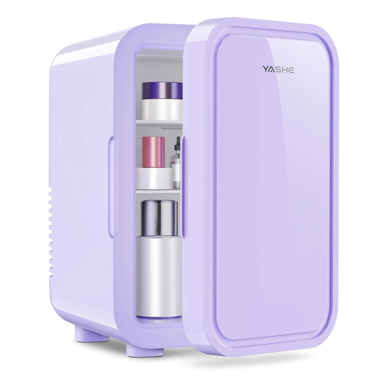 YASHE Mini Frigo Termoelettrico 6 Litri AC/DC, Viola - immagine 1
