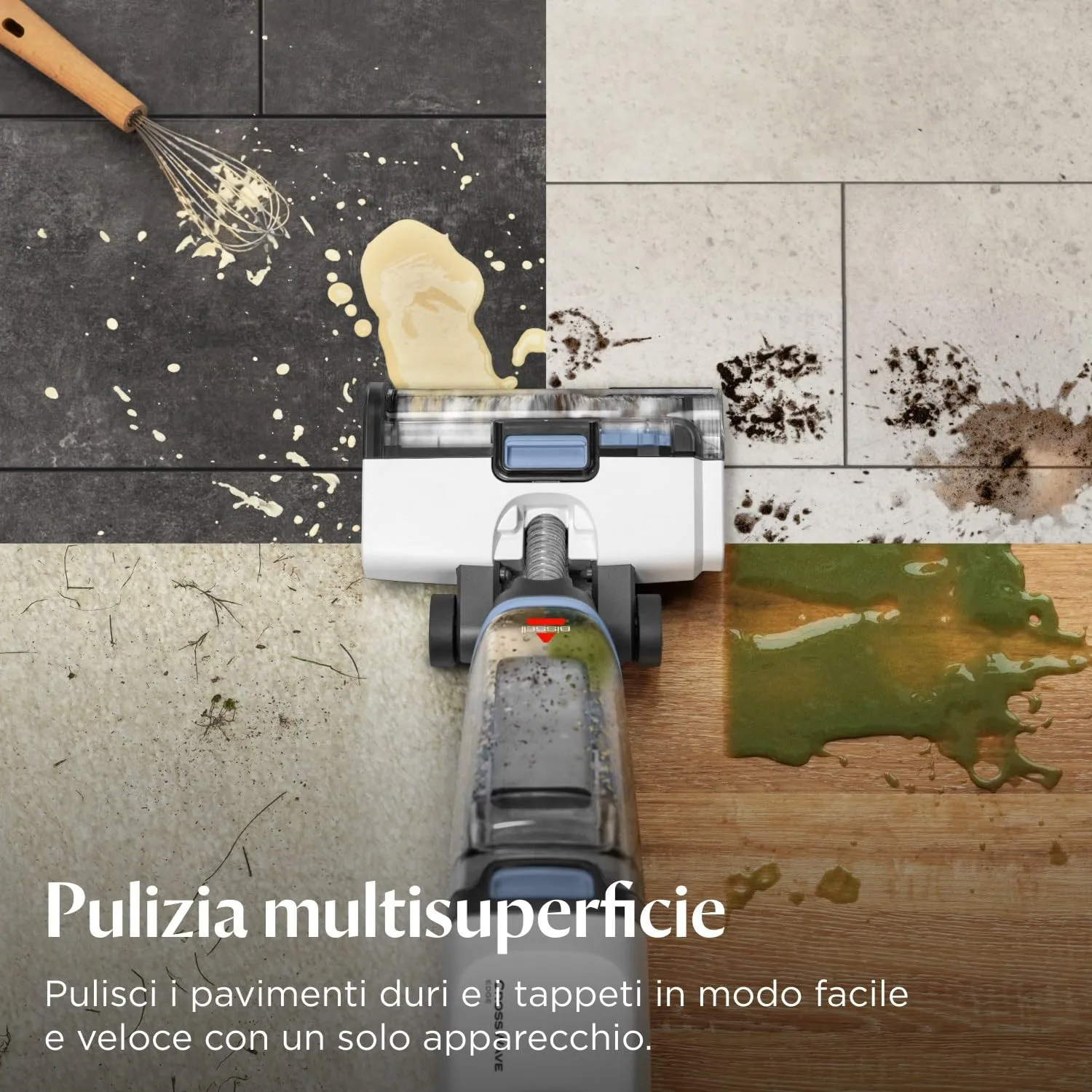 Bissell CrossWave Edge Aspirapolvere e Lavapavimenti 4088N - immagine 4