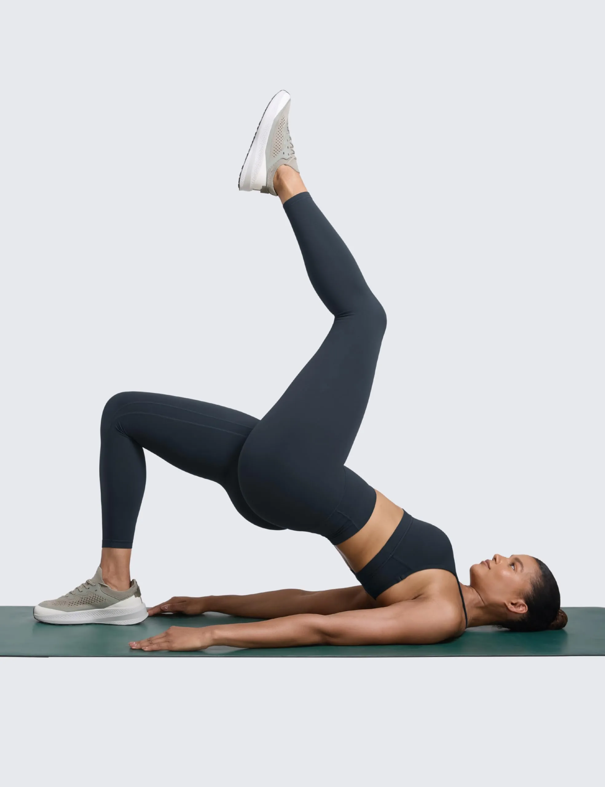 CRZ YOGA Secretsculpt Pilates Leggings, 64cm, True Navy, 48 - immagine 4