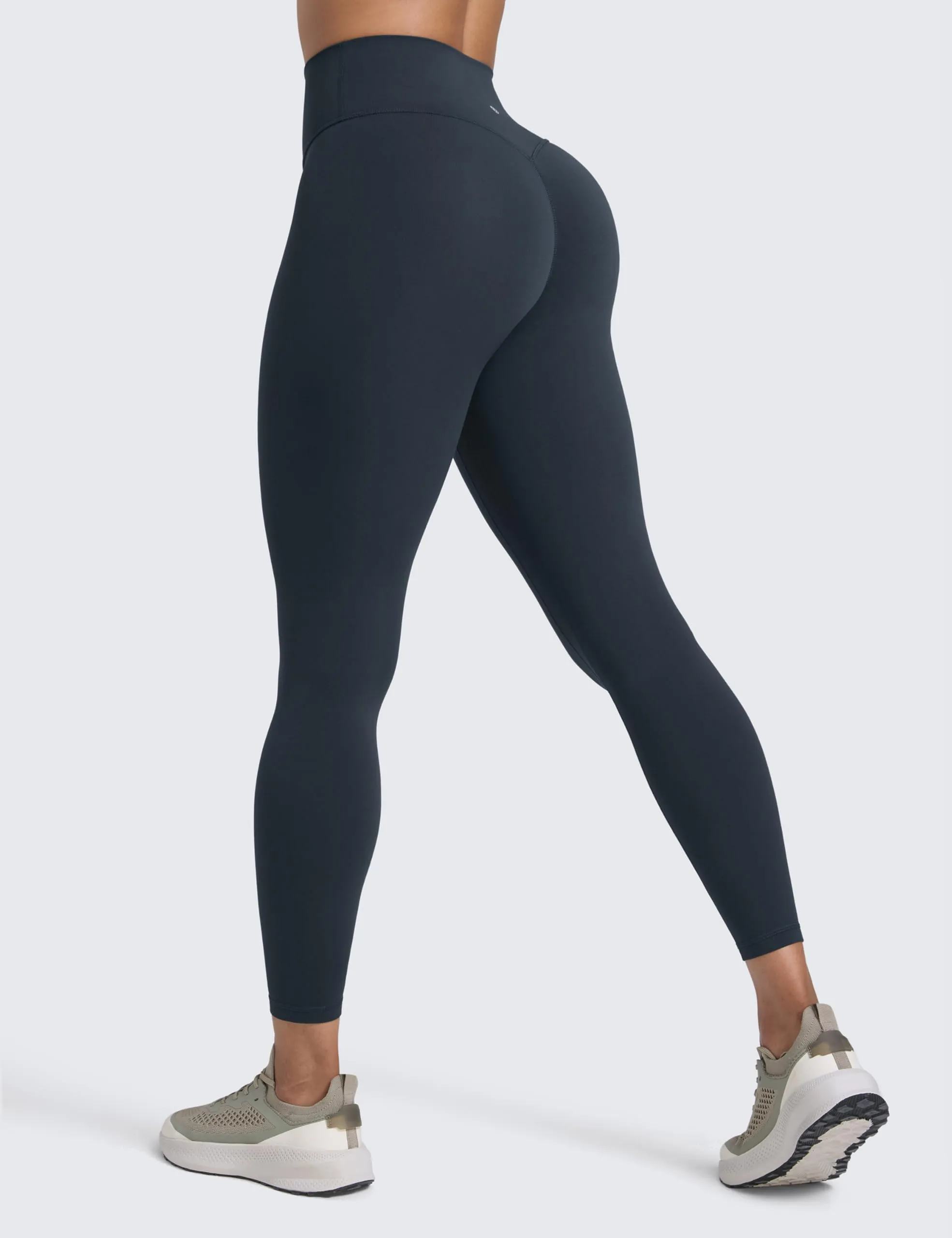 CRZ YOGA Secretsculpt Pilates Leggings, 64cm, True Navy, 42 - immagine 2
