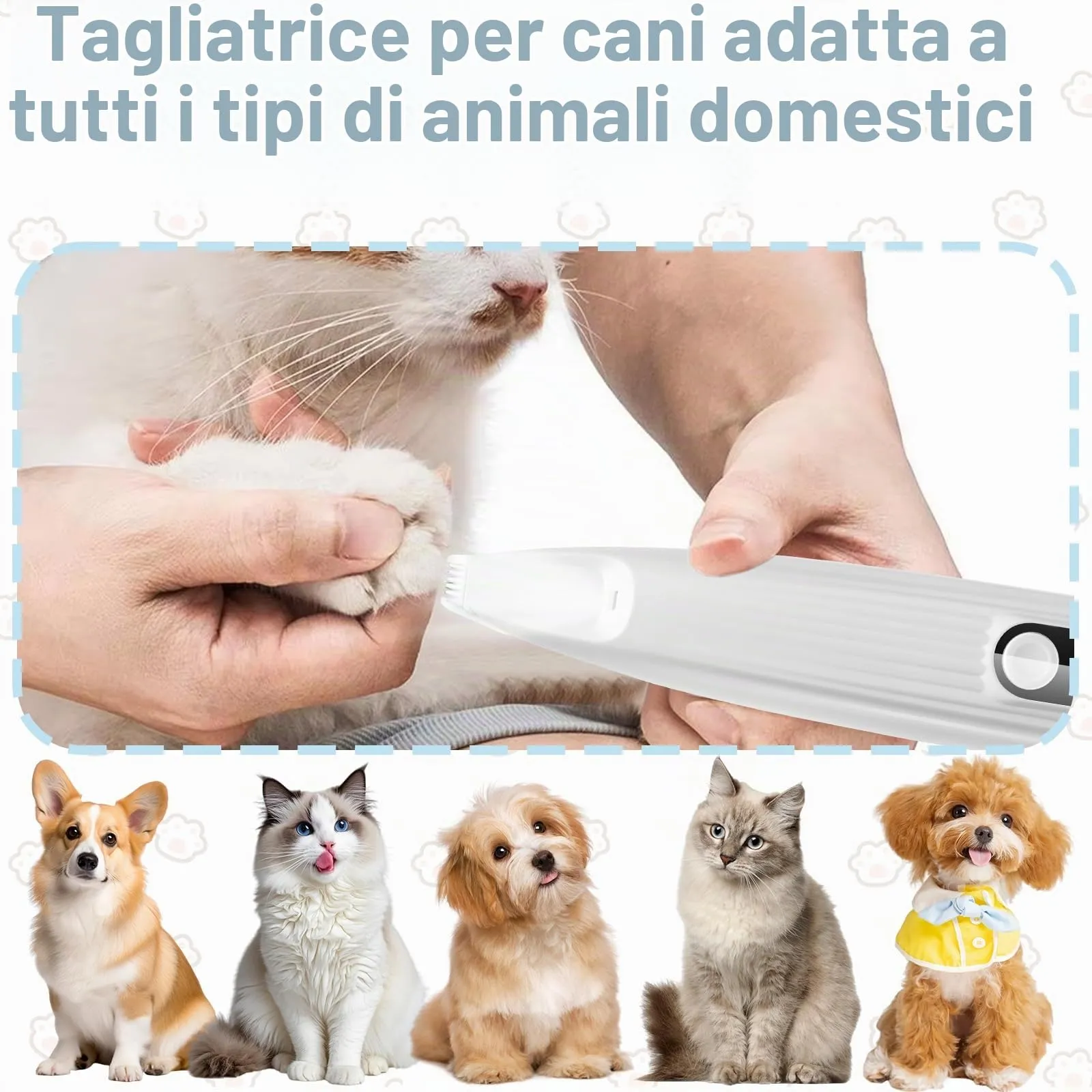 Tosatrice per Cani e Gatti con Luce LED - immagine 3