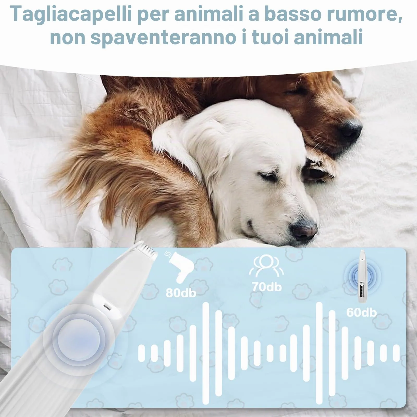 Tosatrice per Cani e Gatti con Luce LED - immagine 4