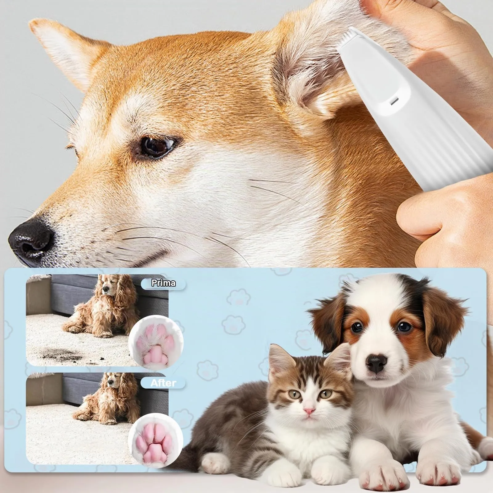 Tosatrice per Cani e Gatti con Luce LED - immagine 7