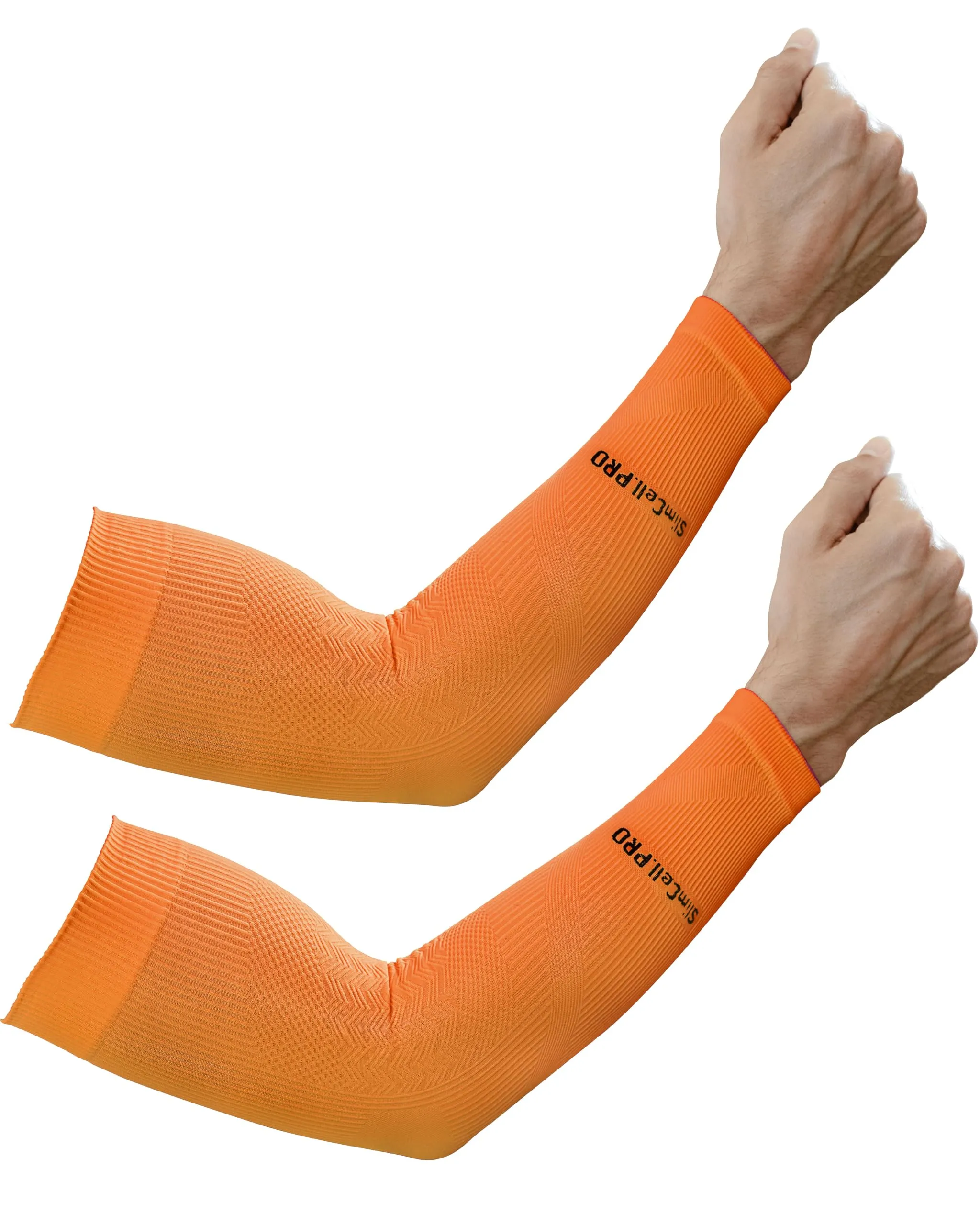 SLIMCELL Gambetti Manicotti Braccia Anti UV UPF 50+ a Compressione, Made in Italy - immagine 1