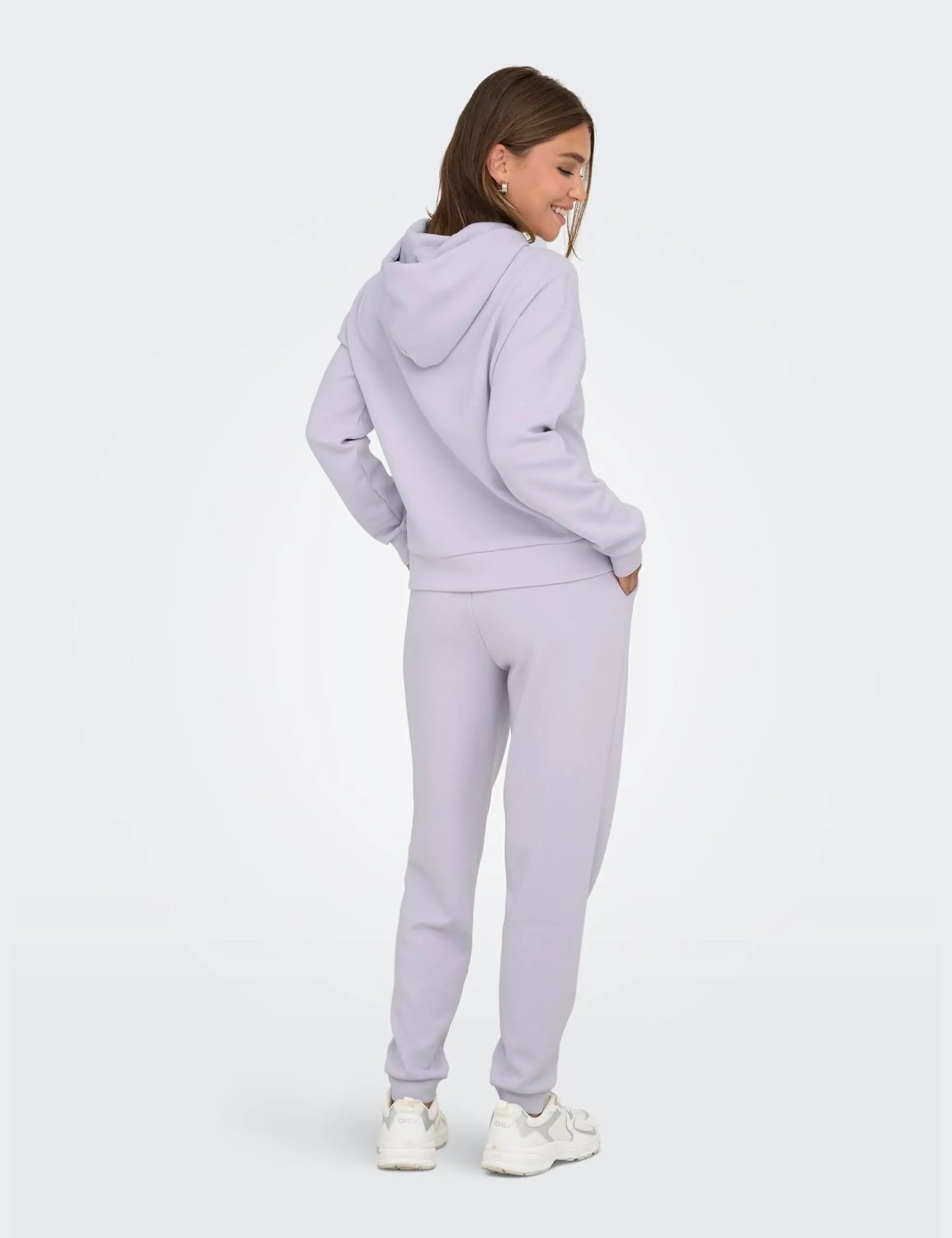 ONLY Onplounge Life Hooded Long Sleeve Sweatshirt, Evening Haze, XL - immagine 4