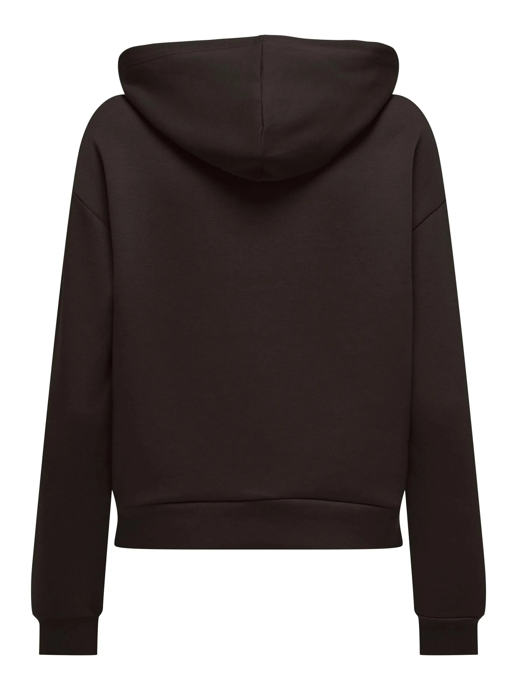 ONLY Onplounge Life Hooded Long Sleeve Sweatshirt, Torta al Cioccolato, S - immagine 3