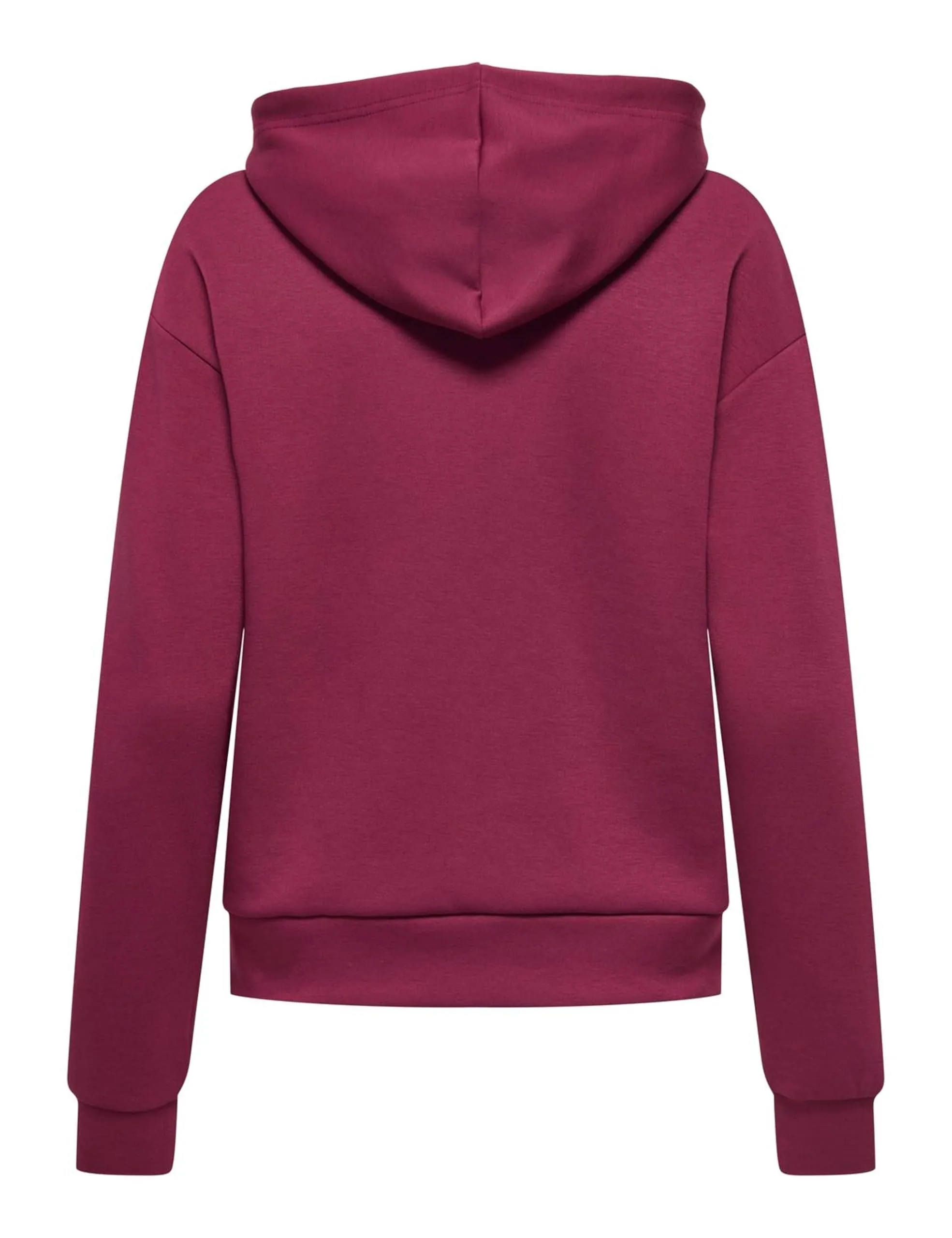 ONLY Onplounge Life Hooded Long Sleeve Sweatshirt - Rhododendron, L - immagine 4