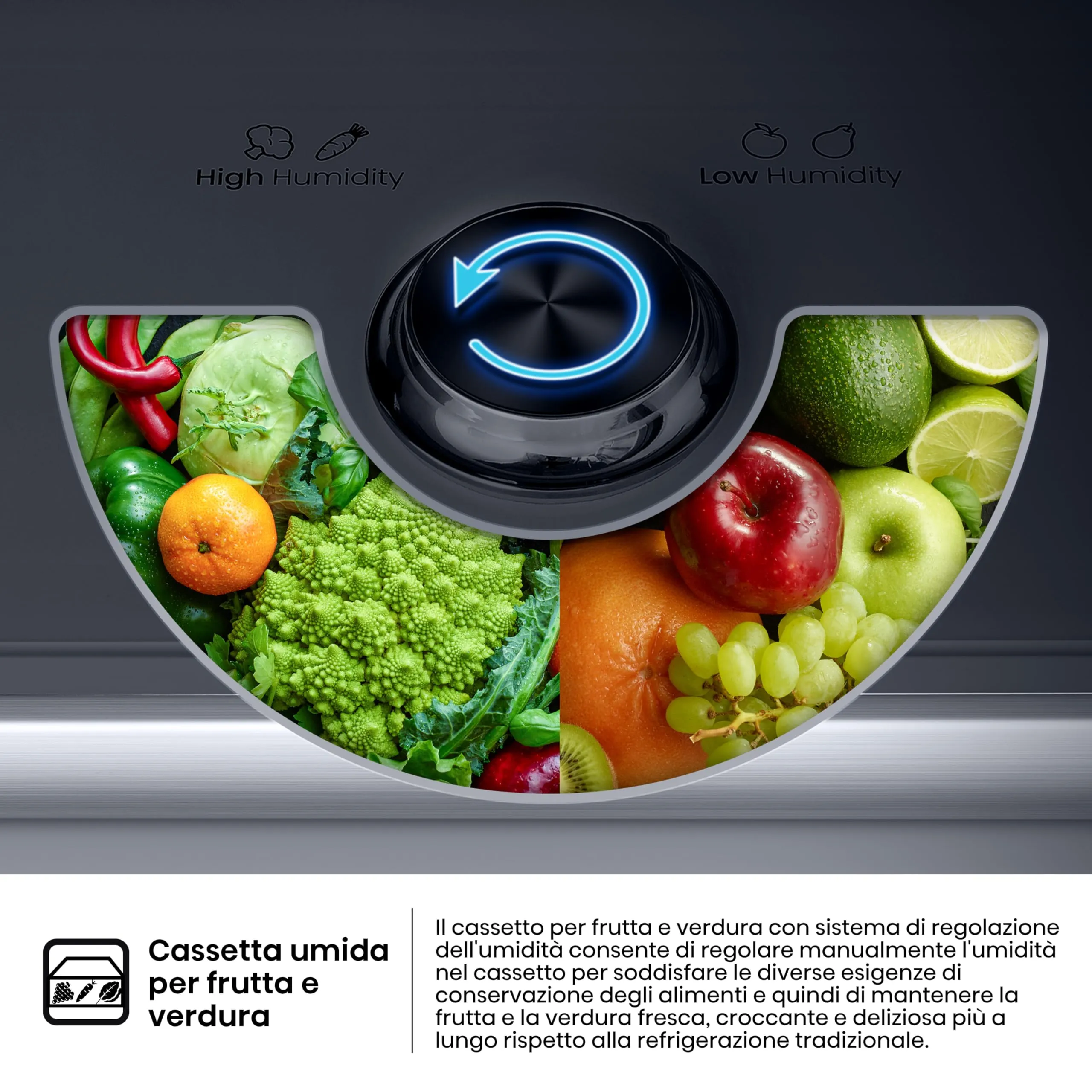 Hisense RL3K370SEIE Frigorifero Monoporta 372 Litri, Total No Frost, Wi-Fi, Classe E, Inox - immagine 7