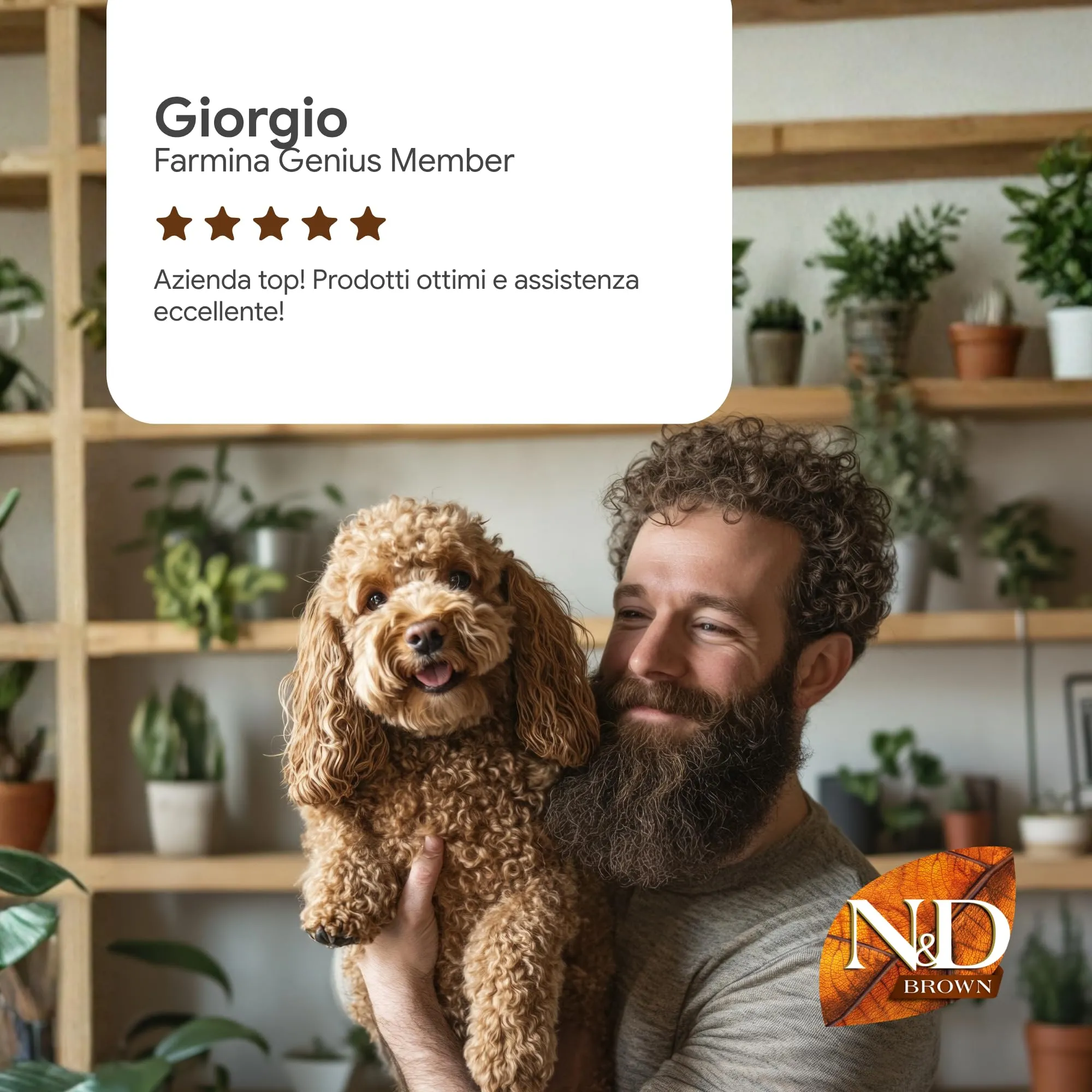 N&D Brown Agnello Spirulina & Carota Cane Puppy Mini, 1,5kg - immagine 9