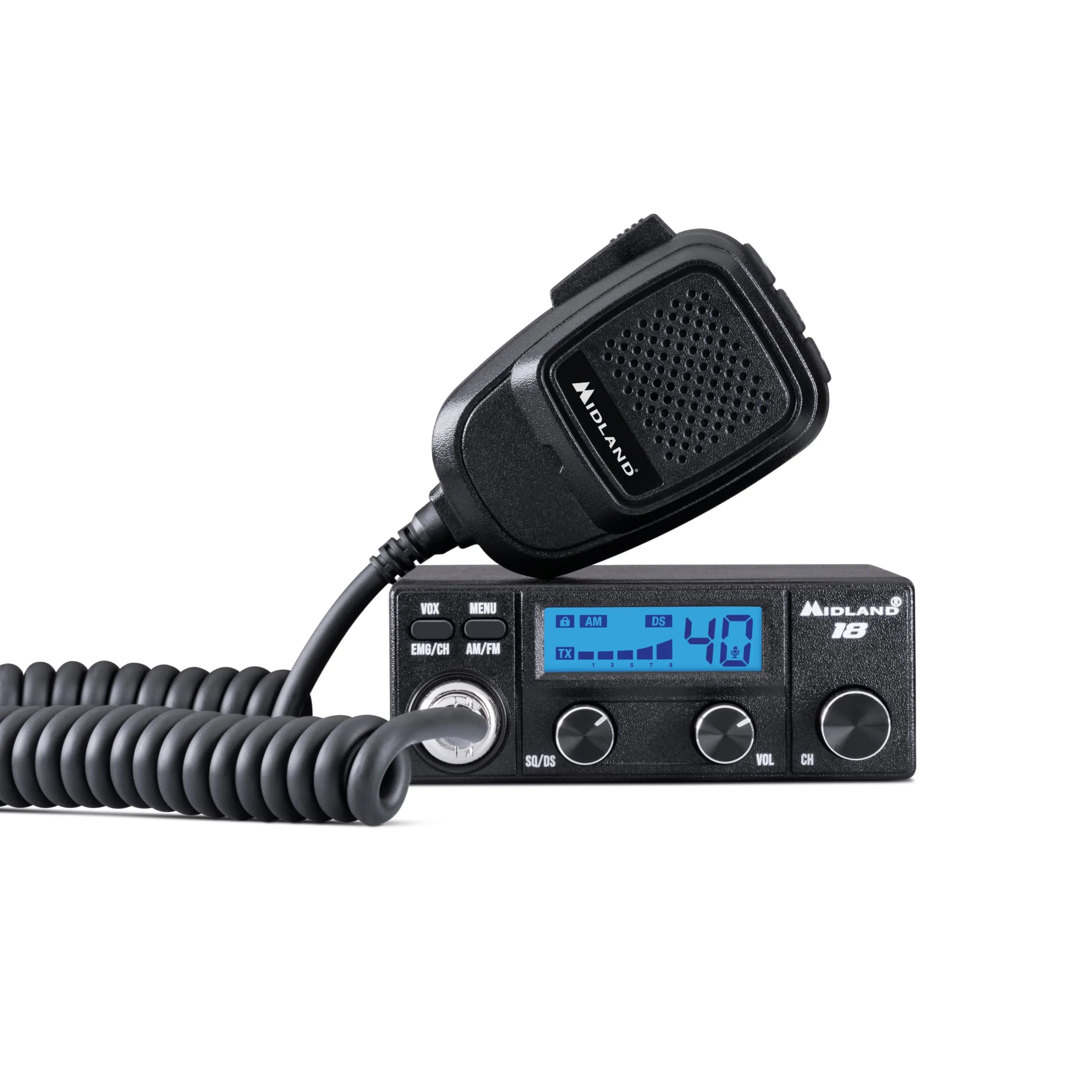 Midland 18 Radio CB Ricetrasmittente Salvaspazio - immagine 1