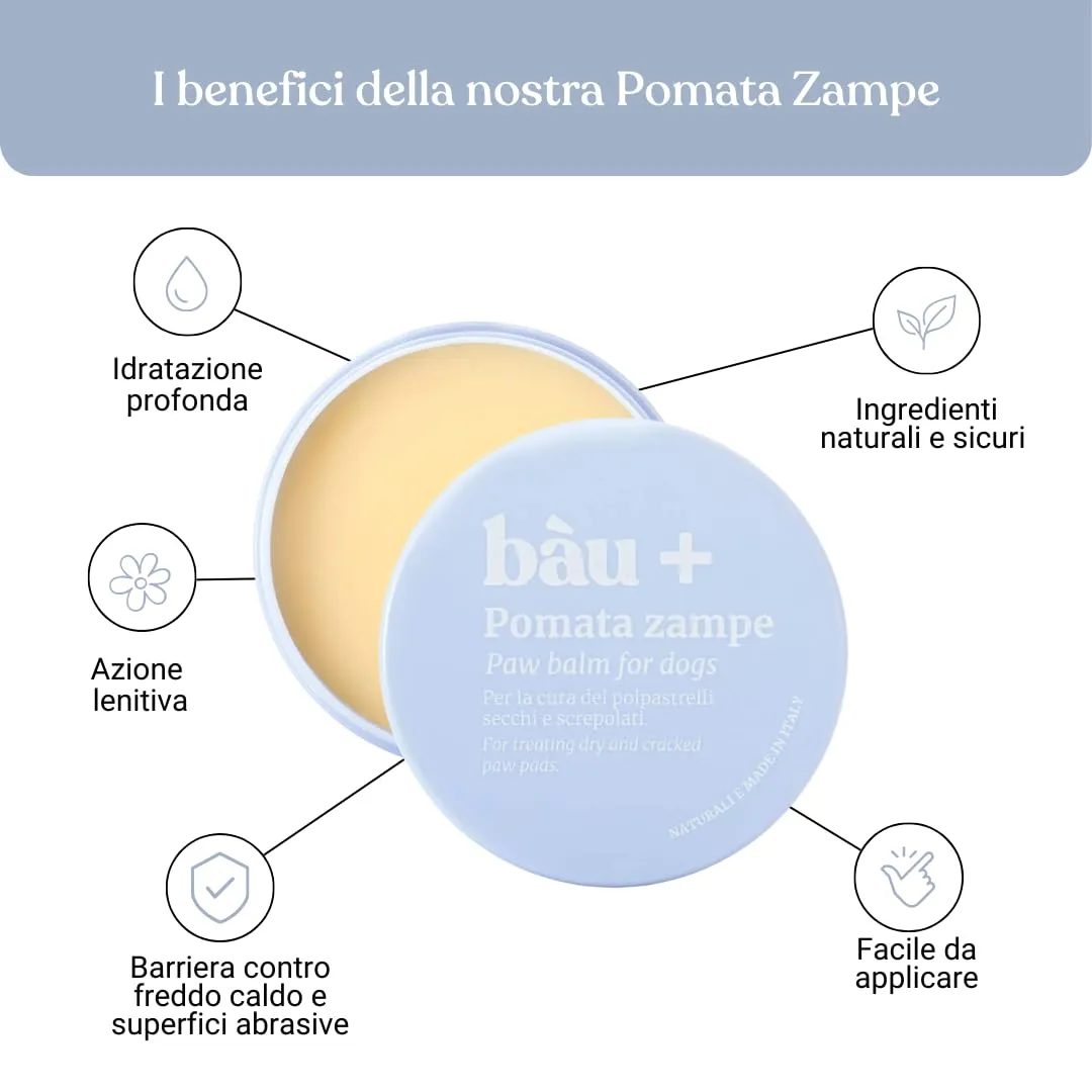 Bau Crema Polpastrelli Cane Nutriente e Protettiva con Karitè e Calendula - immagine 4