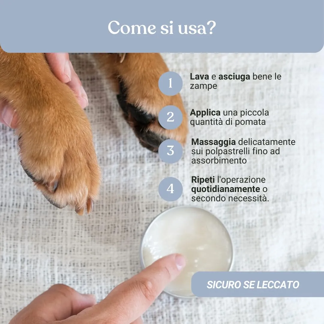 Bau Crema Polpastrelli Cane Nutriente e Protettiva con Karitè e Calendula - immagine 6