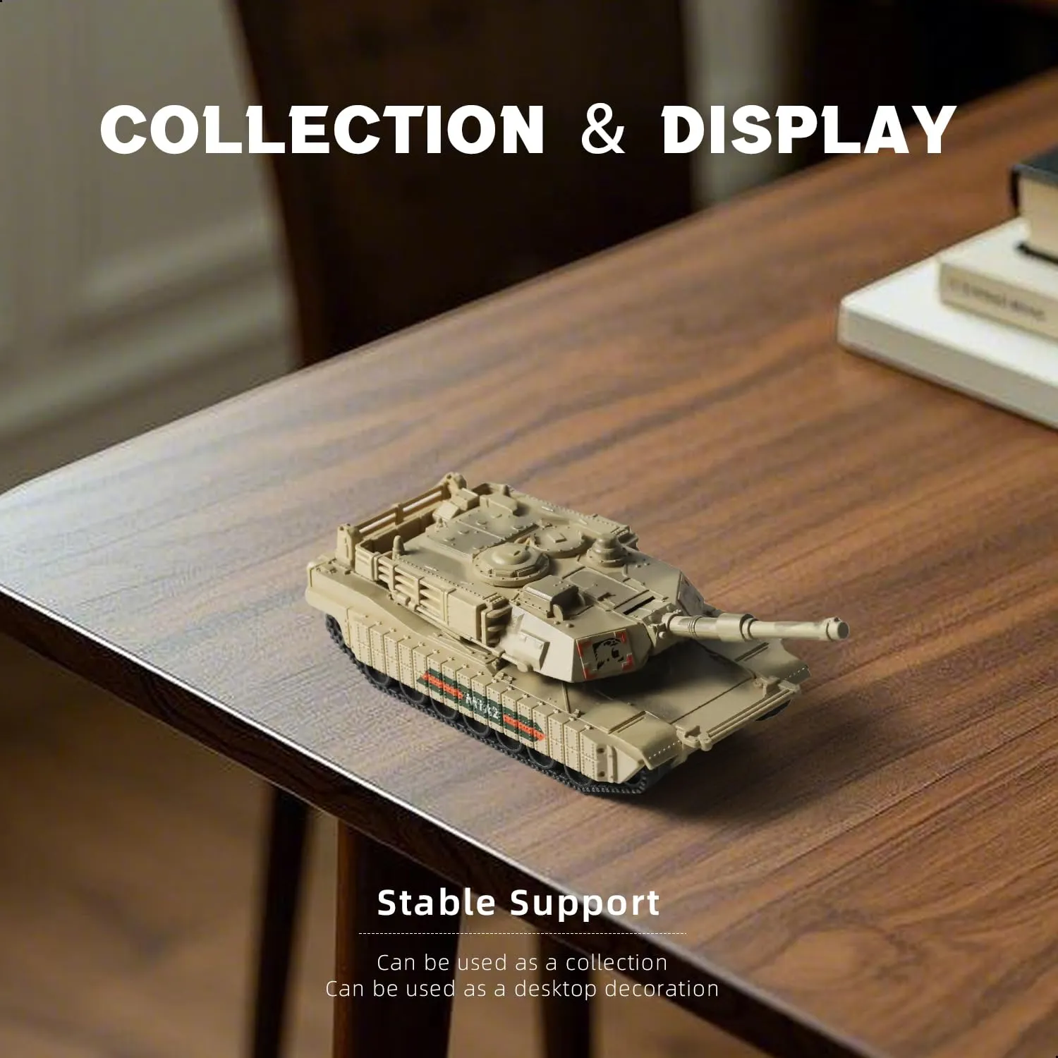 SEBUNAS 1/72 Quick Build M1A2 American Main Battle Tank Model Kit - immagine 5