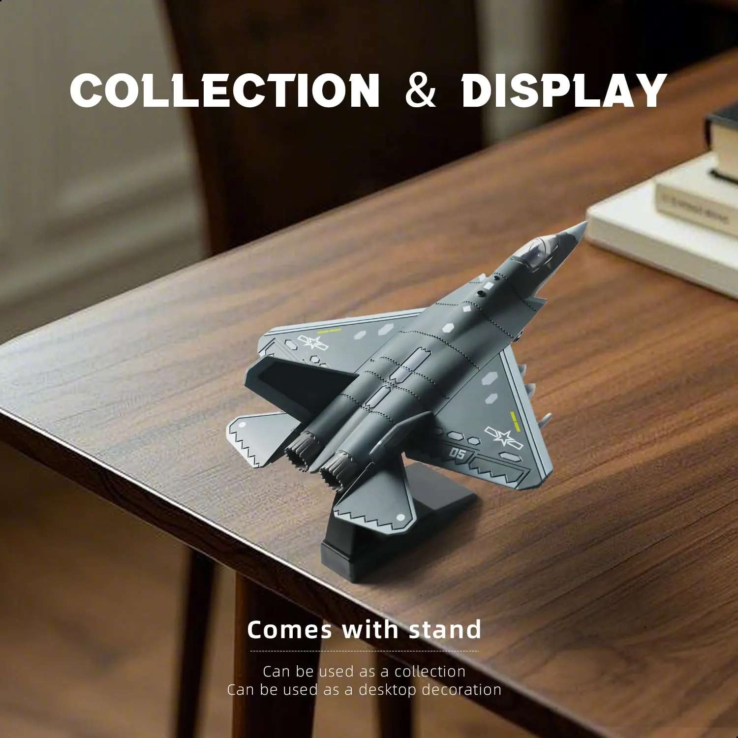 SEBUNAS Kit di montaggio aereo militare J-35 in scala 1:72, modello in plastica (30 pezzi) - immagine 5