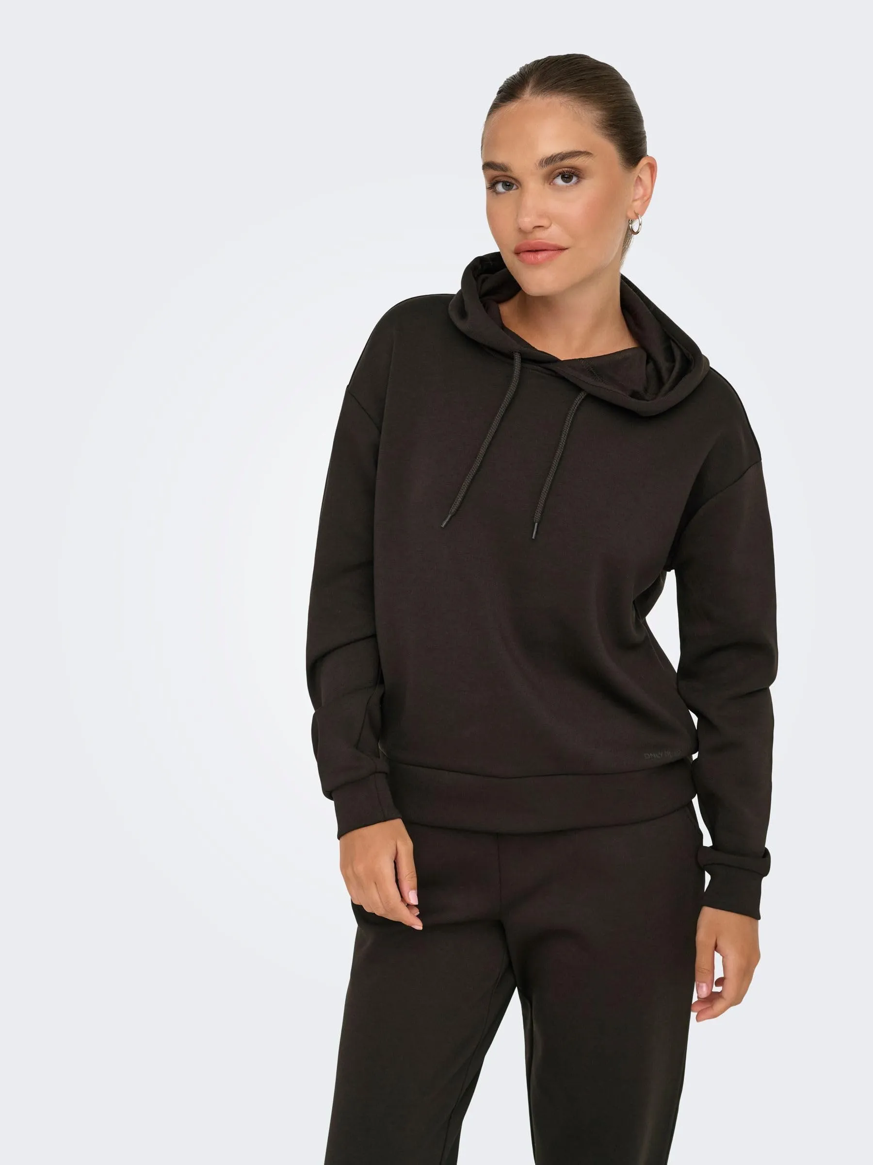 ONLY Onplounge Life Hood LS Swt Noos, Torta al Cioccolato, XL - immagine 2