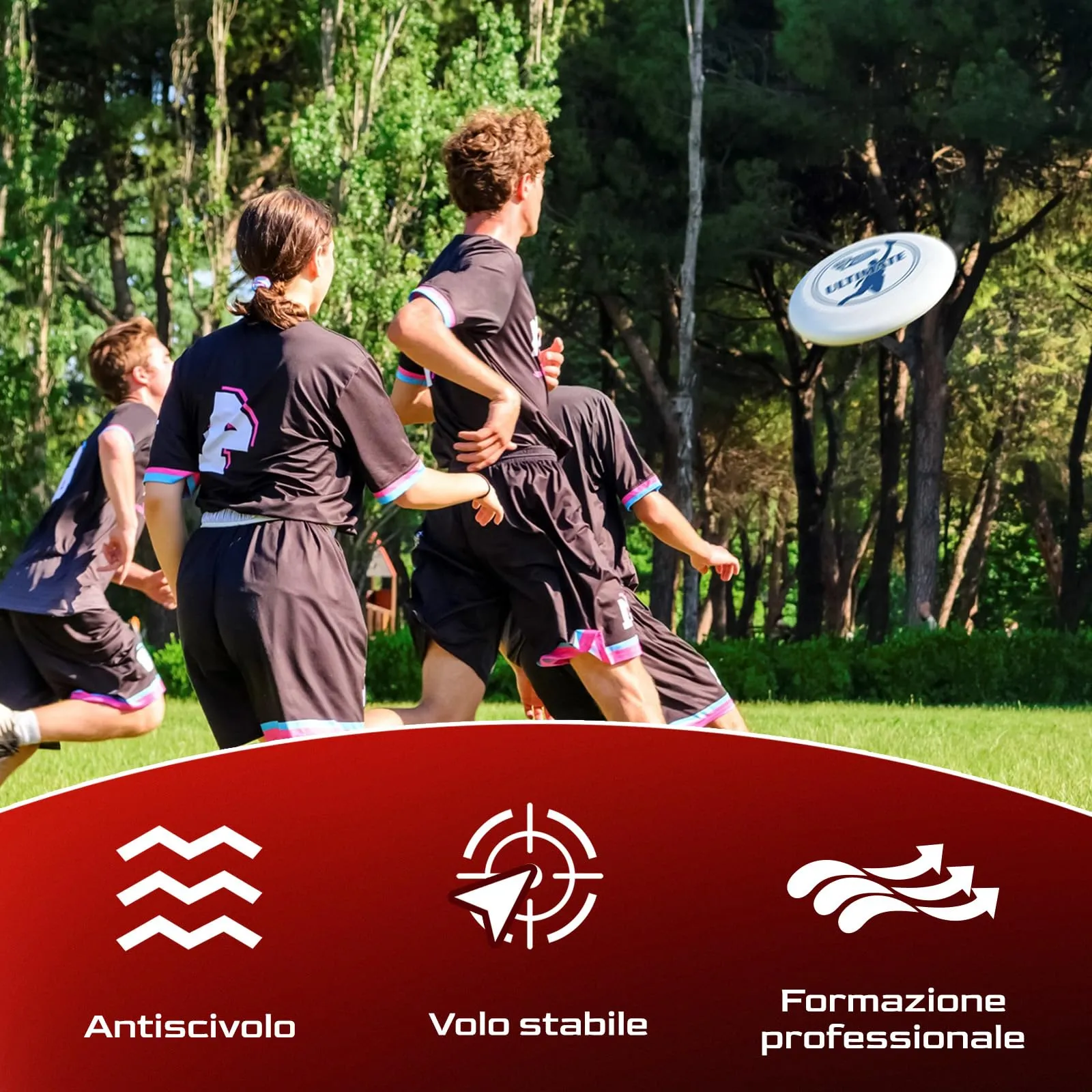 Wham-O Frisbee Disco Volante Ufficiale Ultimate 175g, 27.31cm - 3 Pack - immagine 5