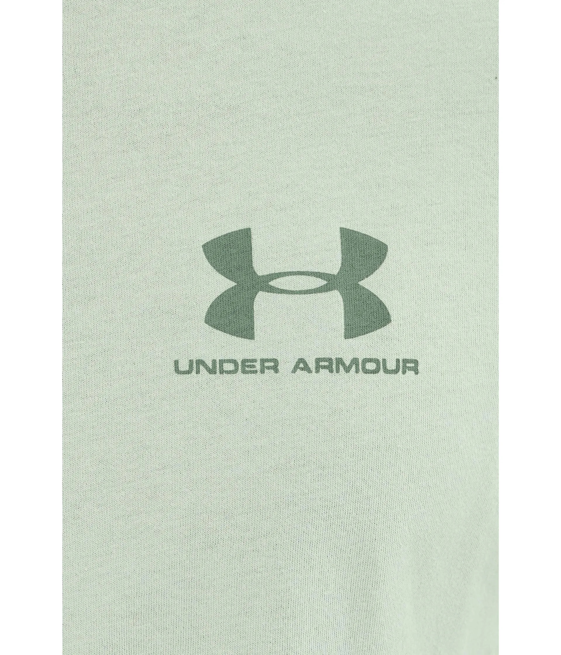 Under Armour Men's Left Chest Logo T-Shirt Titanium/Clay Green L - immagine 5