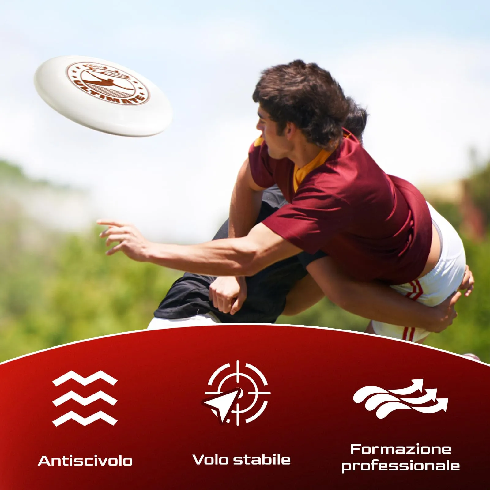 Wham-O Frisbee Disco Volante Ultimate 175g, 27.31cm - 2 Pack - immagine 4