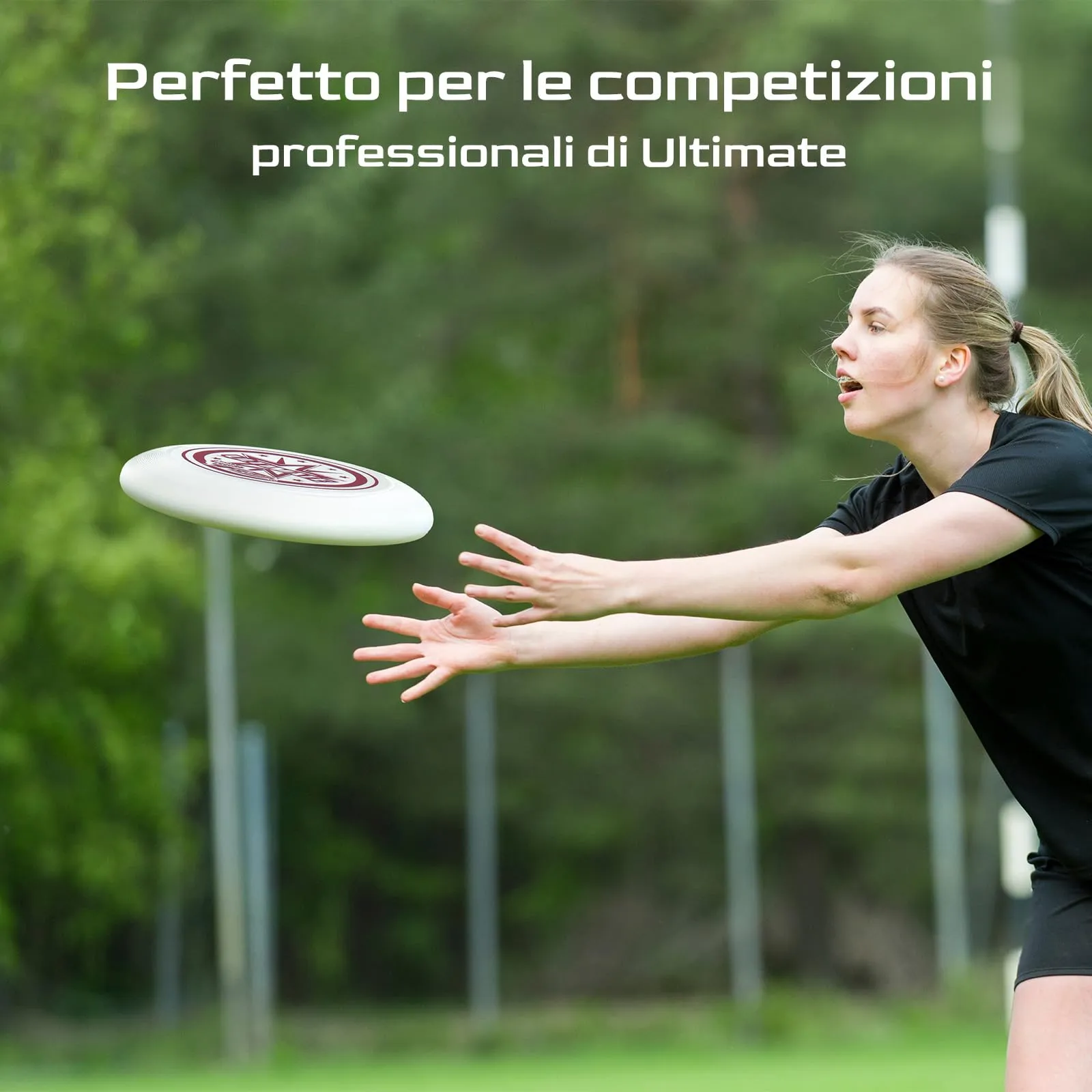 Wham-O Frisbee Disco Volante Ufficiale Ultimate 175g, 27.31cm - 2 Pack - immagine 3