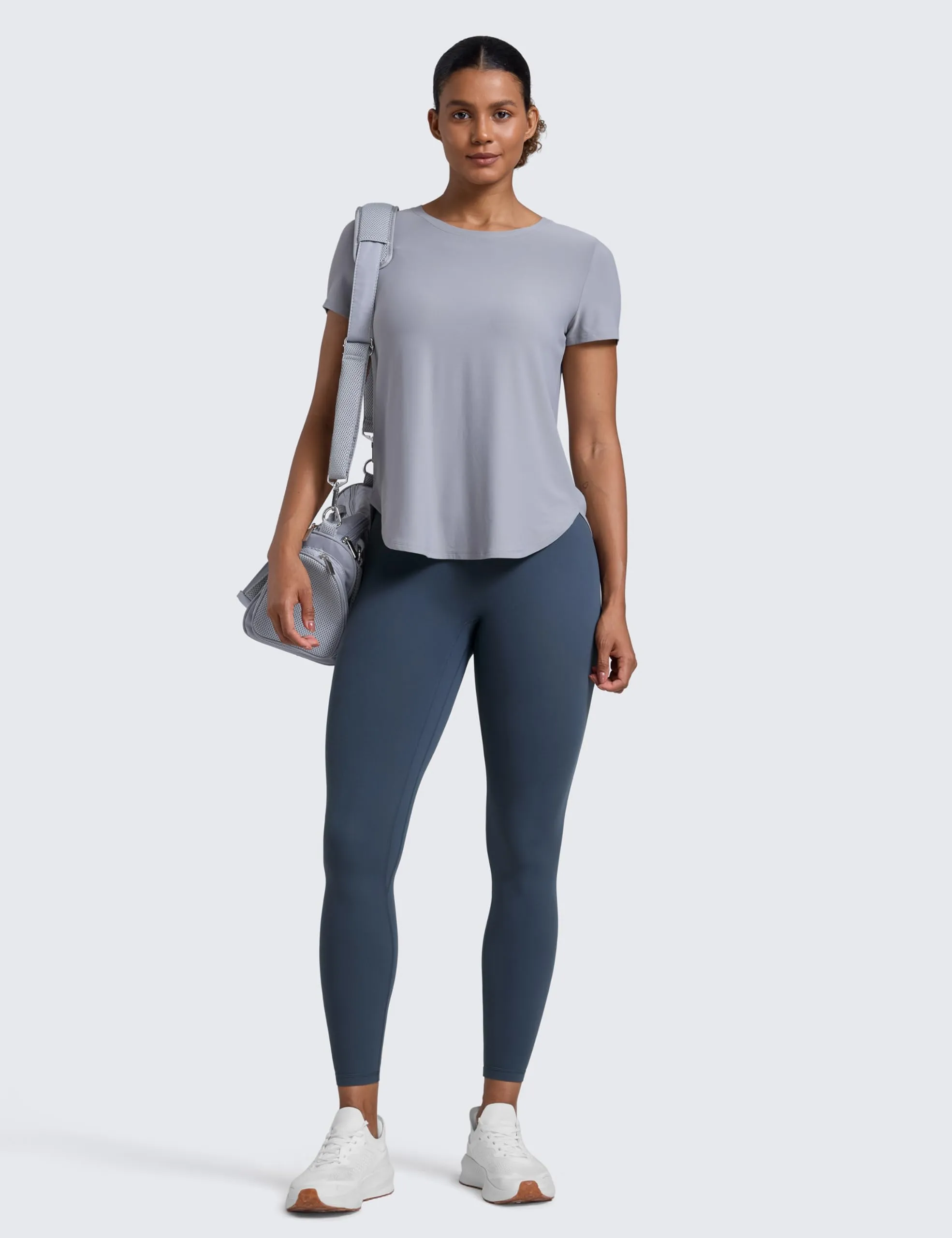 CRZ YOGA Secretsculpt Pilates Leggings, 64cm, Stelindigo, 48 - immagine 3