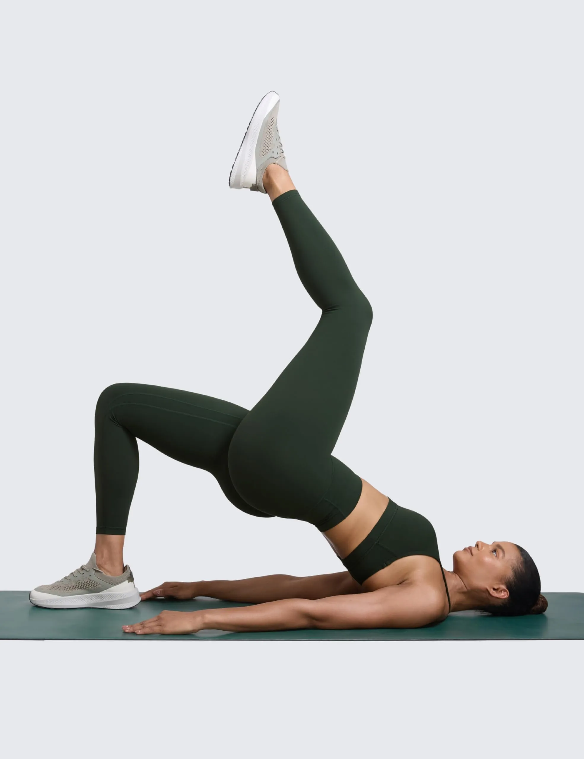 CRZ YOGA Secretsculpt Pilates Leggings 64cm Leggenda Verde 44 - immagine 3