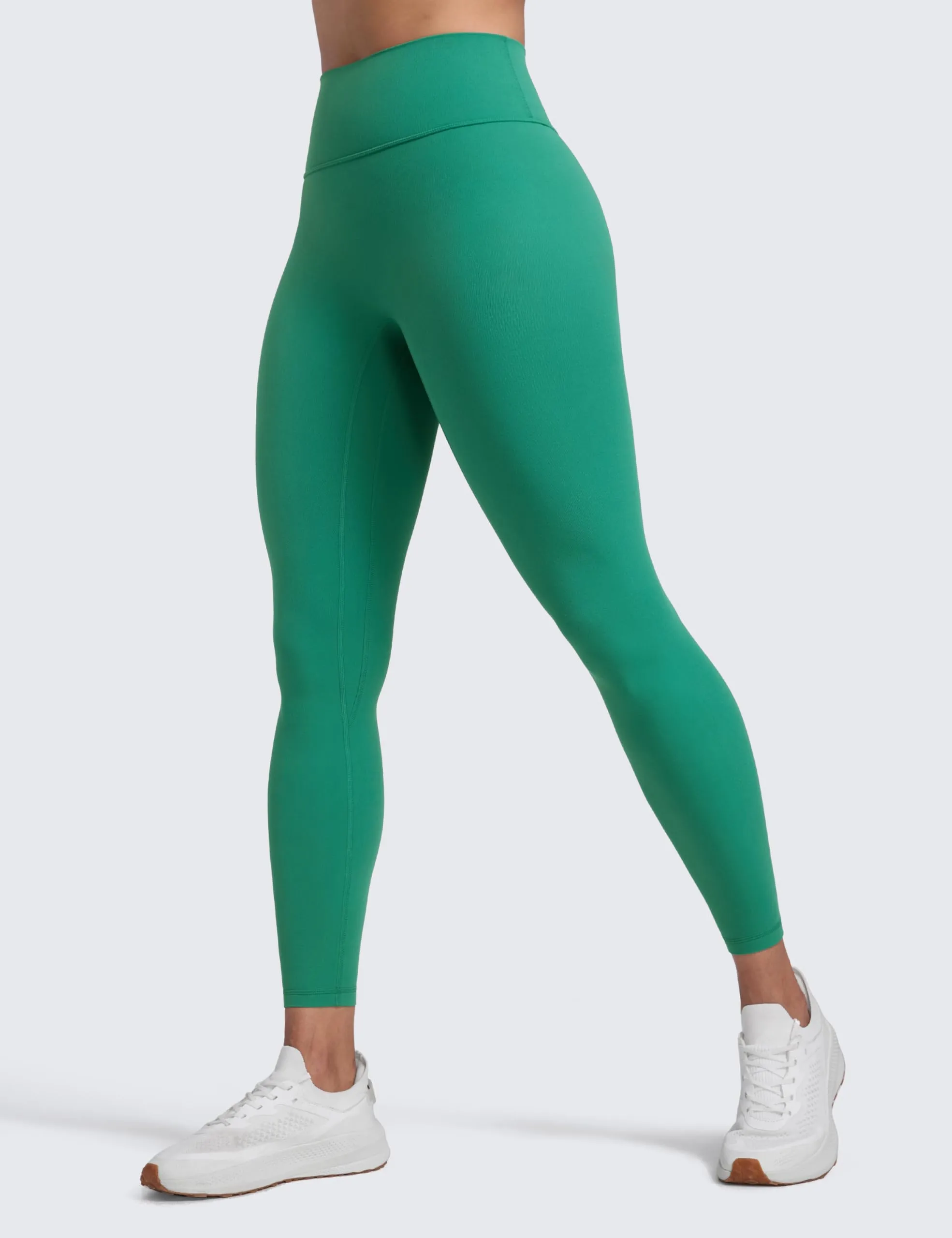 CRZ YOGA Secretsculpt Pilates Leggings, 64cm, Verde Cascadia, 46 - immagine 2