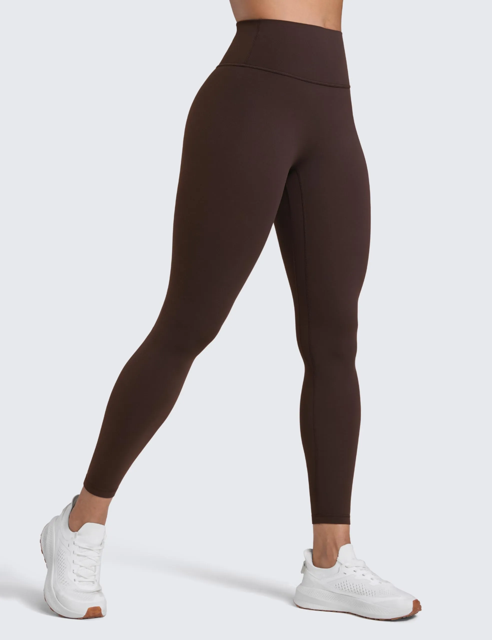 CRZ YOGA Secretsculpt Pilates Leggings, 64cm, Marrone-Caramello, 40 - immagine 2
