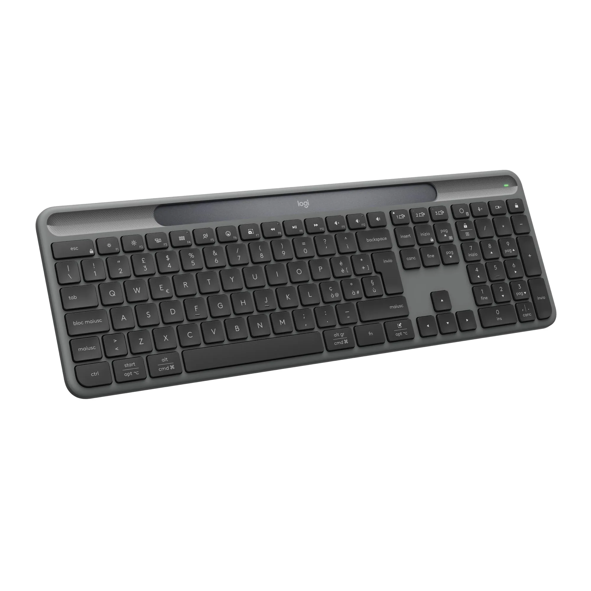 Logitech Signature Slim Solar+ K980 Wireless Keyboard - ITA QWERTY - immagine 1
