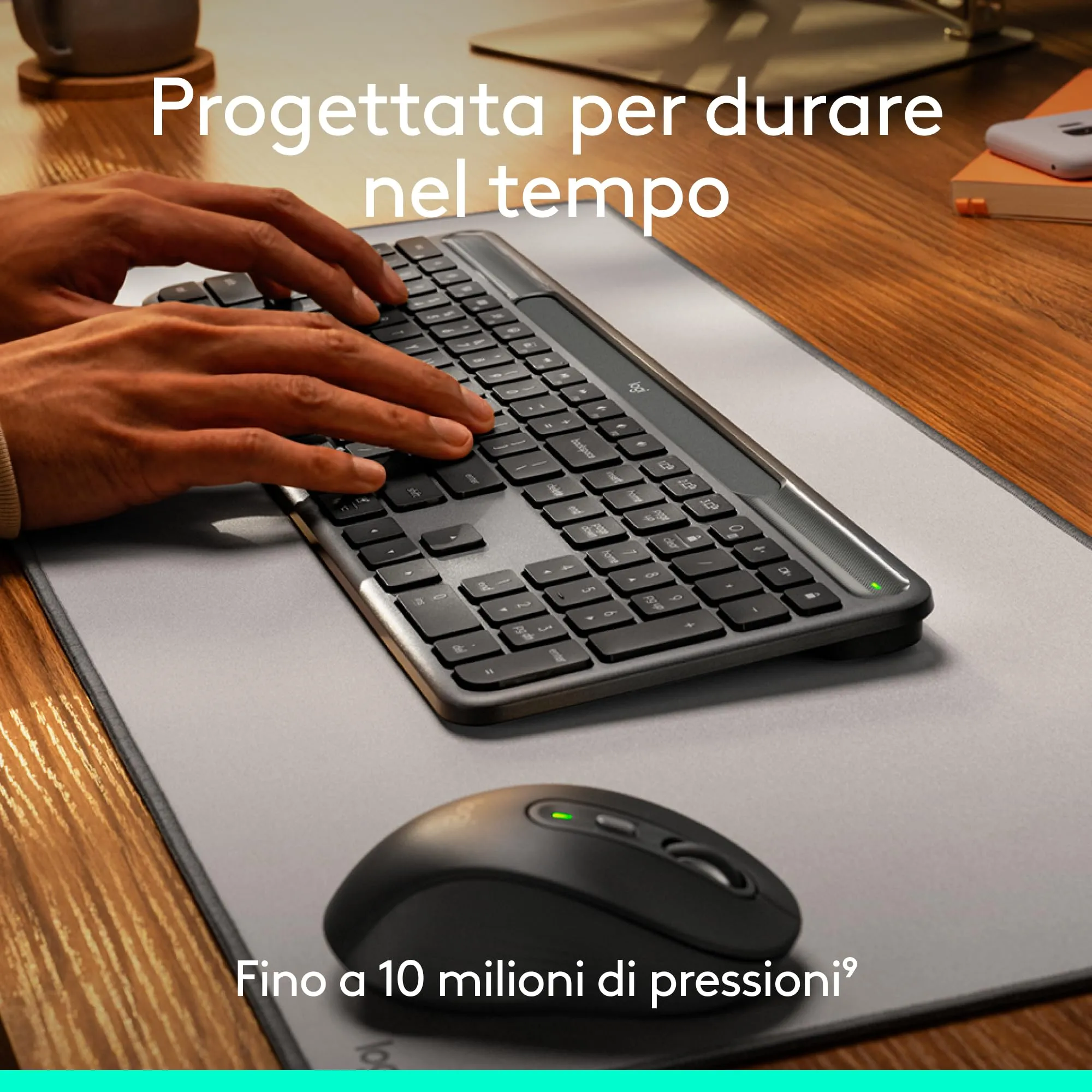 Logitech Signature Slim Solar+ K980 Wireless Keyboard - ITA QWERTY - immagine 5