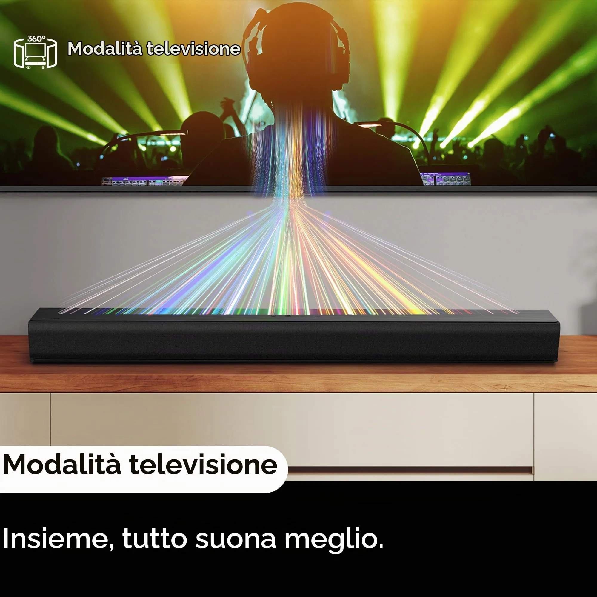 Hisense HS1000 Soundbar 2.0 canali, 120 W, Dolby Audio, DTS Virtual:X - immagine 8
