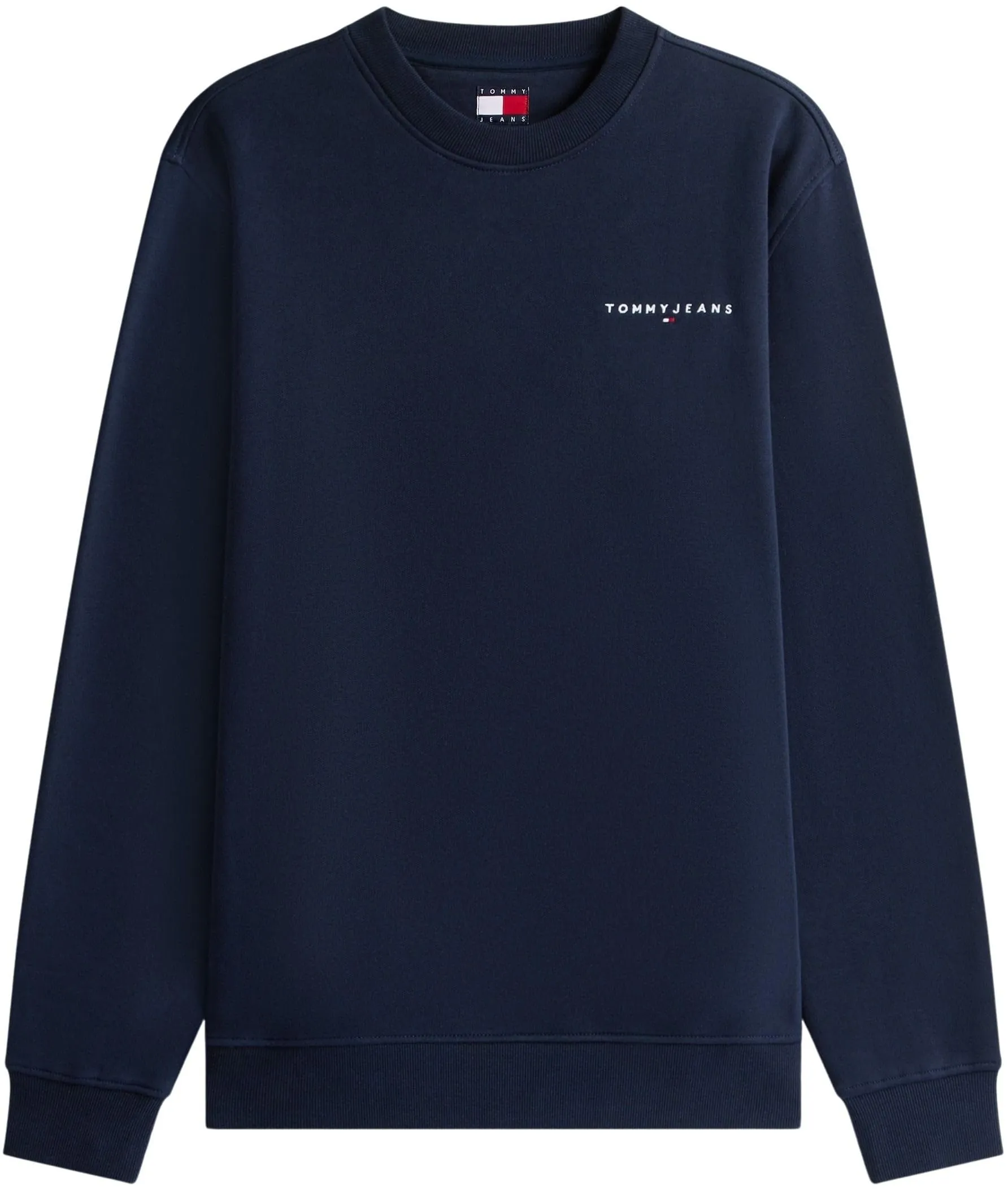 Tommy Jeans Felpa Pullover Uomo, Blu (Dark Night Navy/Sweet Blue), L - immagine 6