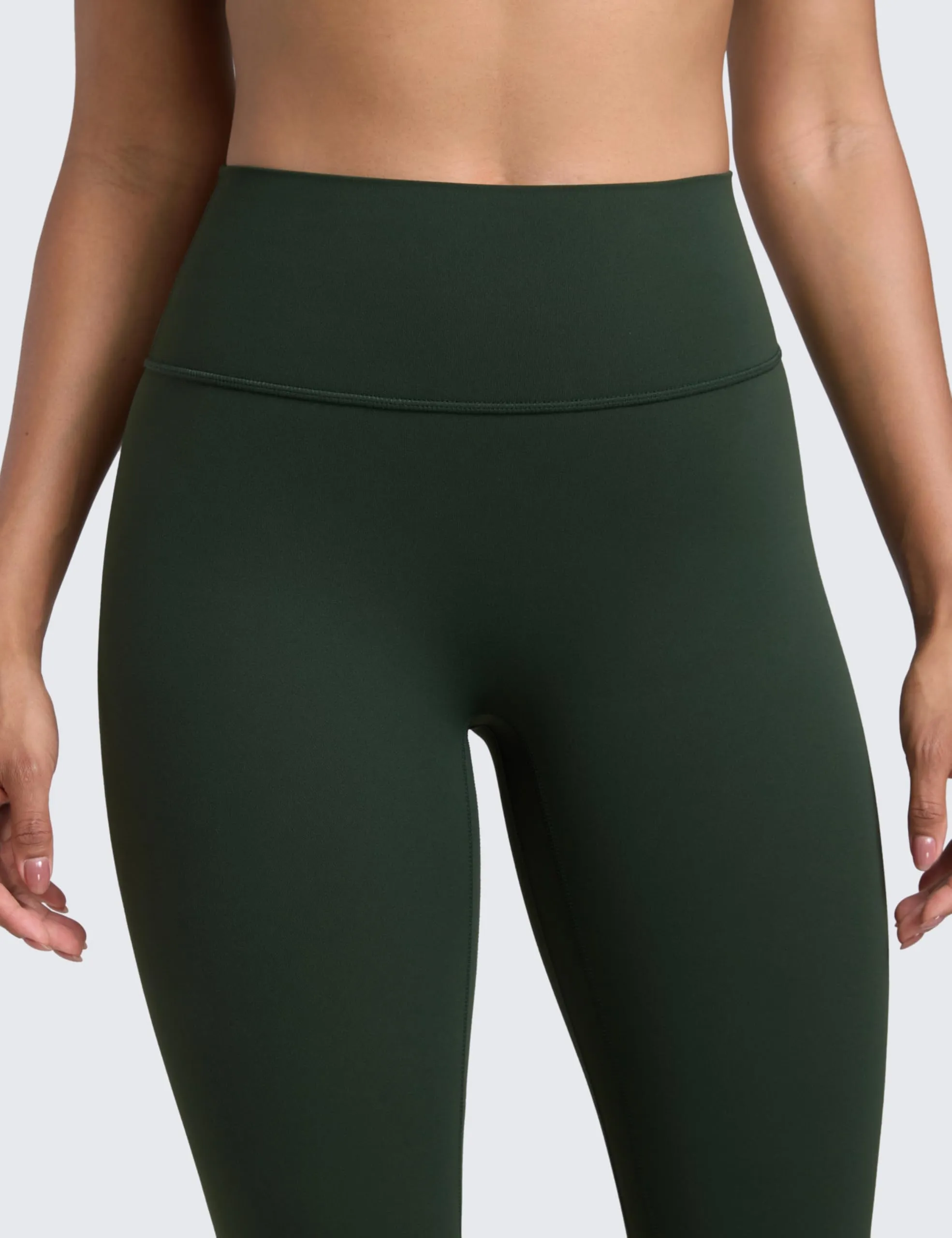 CRZ YOGA Secretsculpt Pilates Leggings, 64cm, Leggenda Verde, 40 - immagine 4