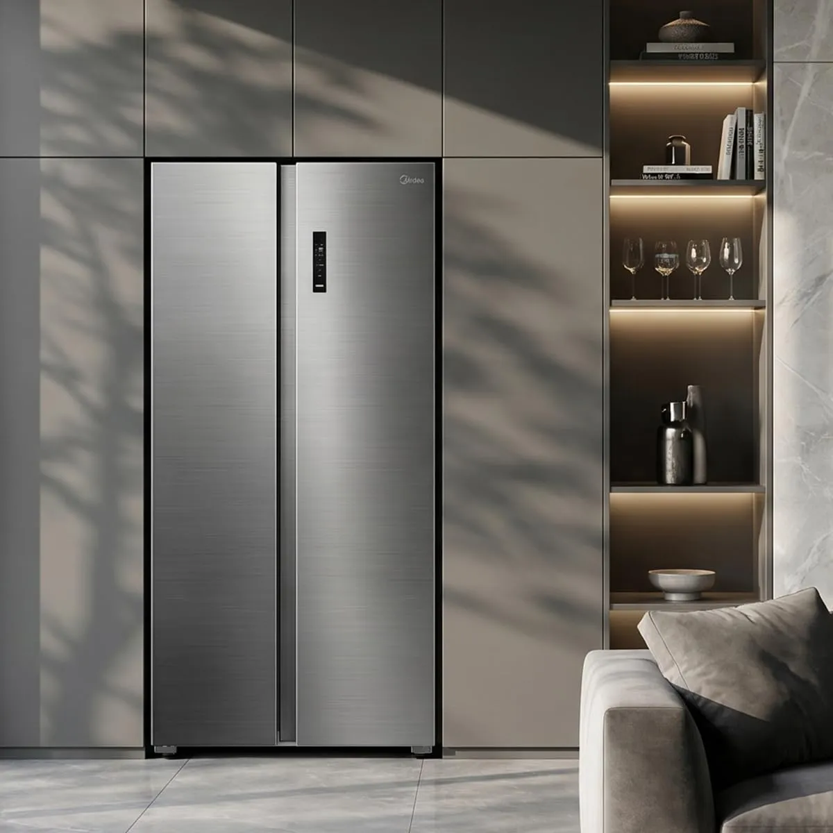Midea Side by Side Refrigerator Total No Frost 555L MDRS710FGD46 - immagine 7