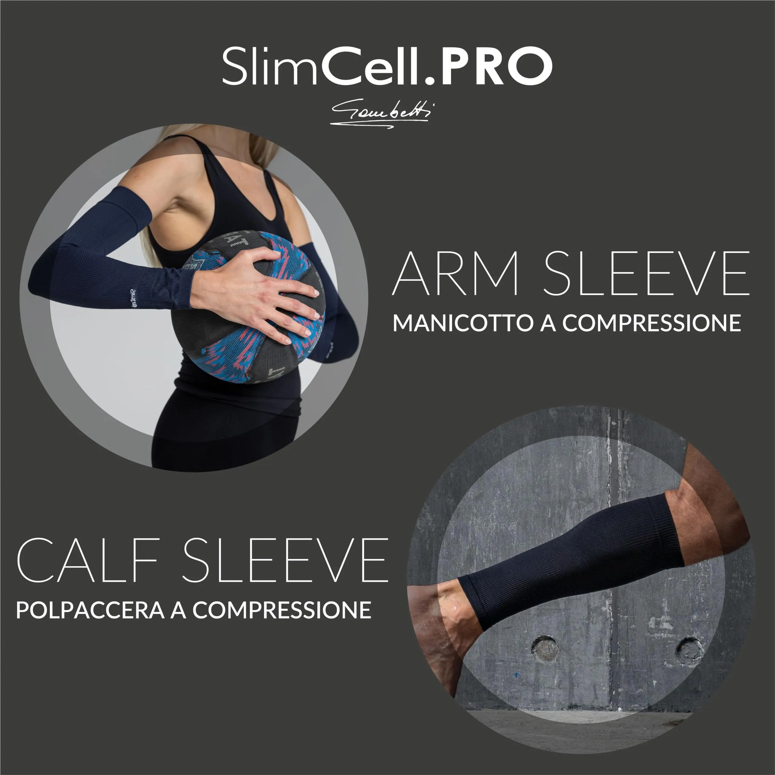 SLIMCELL Gambetti Manicotti Braccia Anti UV UPF 50+ a Compressione, Made in Italy - immagine 6