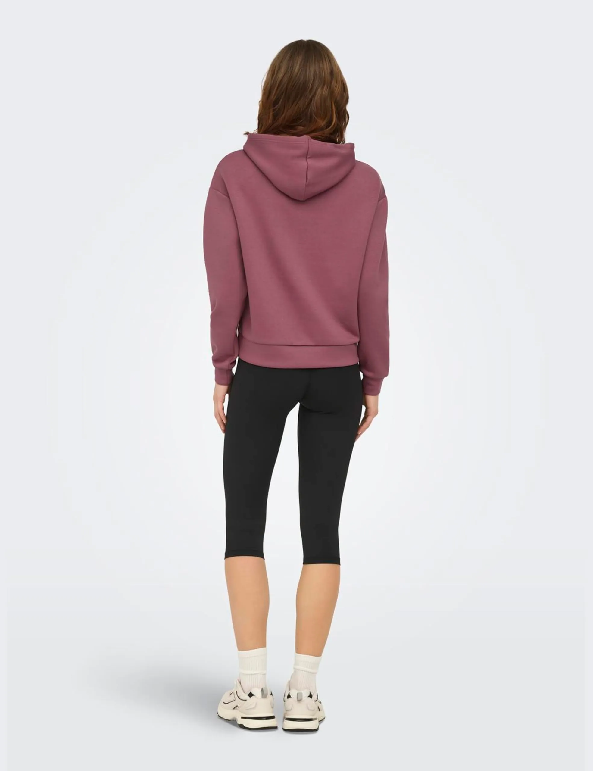 ONLY Onplounge Life Hooded Long Sleeve Sweatshirt - Rose Brown - immagine 5