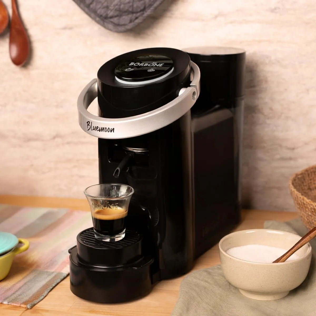 Caffè Borbone Bluemoon Macchina da Caffè a Cialde, Nero - immagine 9