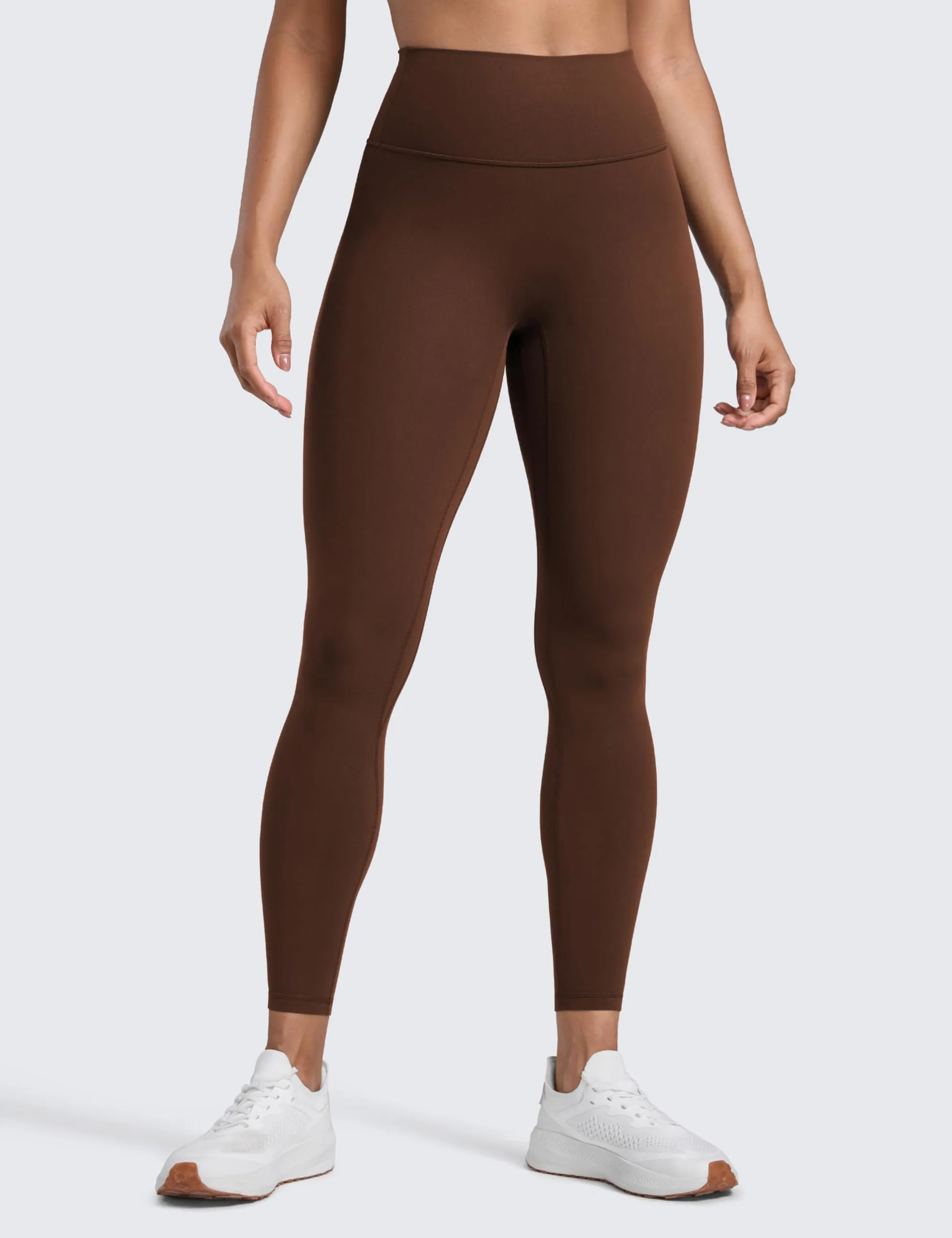 CRZ YOGA Secretsculpt Pilates Leggings 64cm - Marrone Lava, 44 - immagine 2