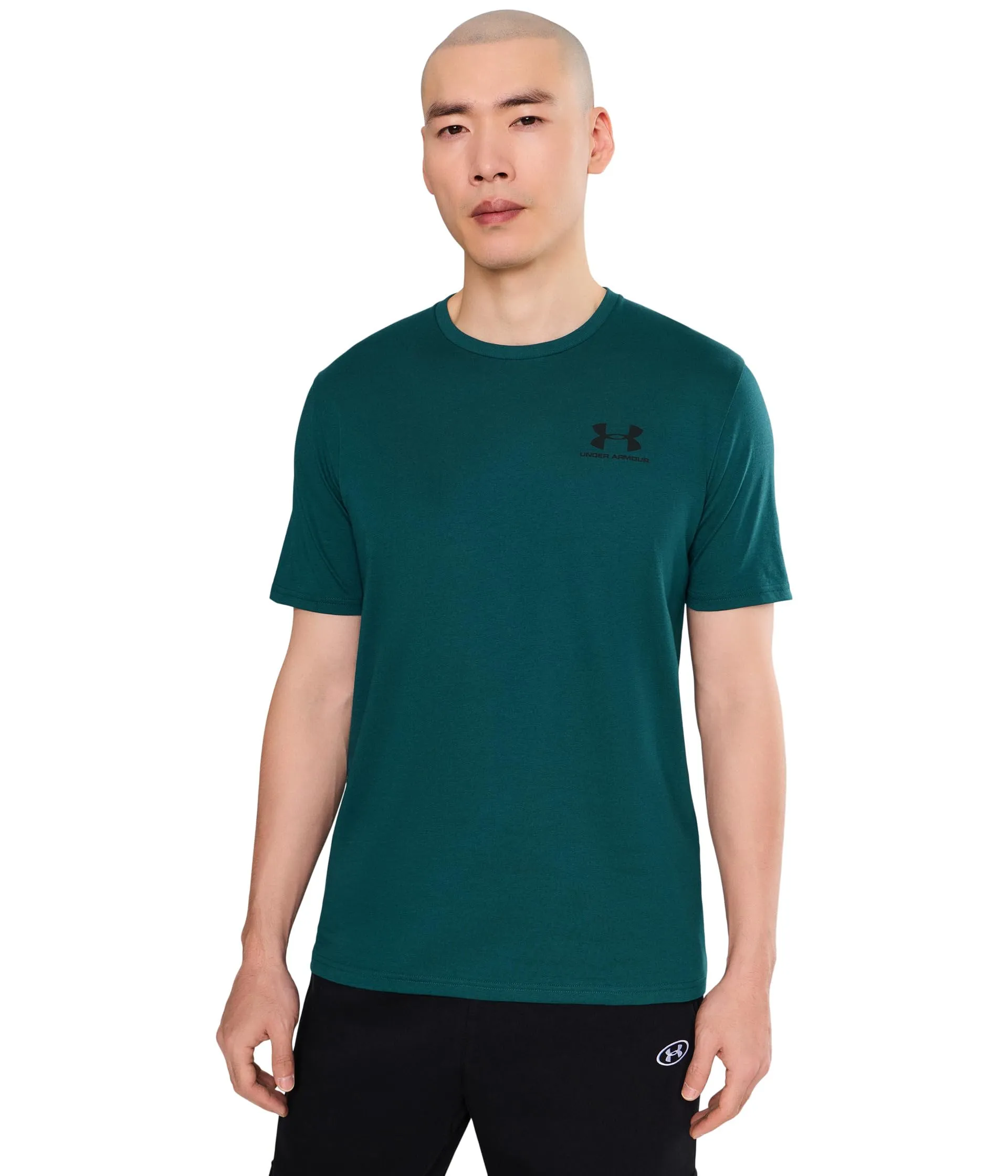 Under Armour Men's Left Chest Logo T-Shirt - Arden Green/Black - XL - immagine 1