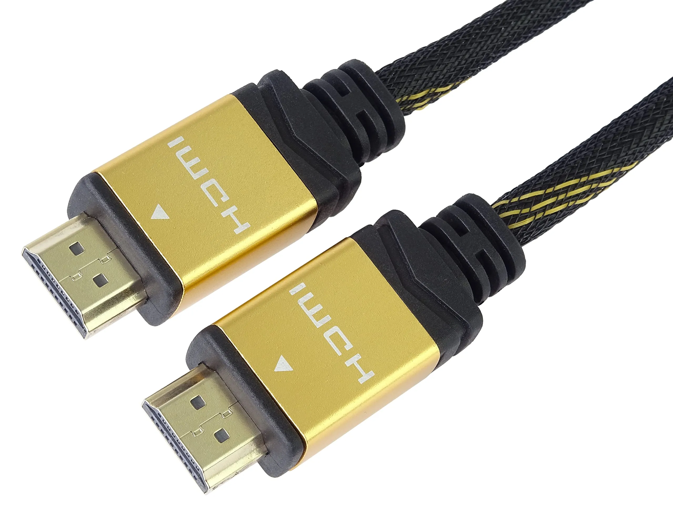 PremiumCord Cavo HDMI 4K Alta Velocità con Ethernet, 1,5 m, Nero/Oro - immagine 4