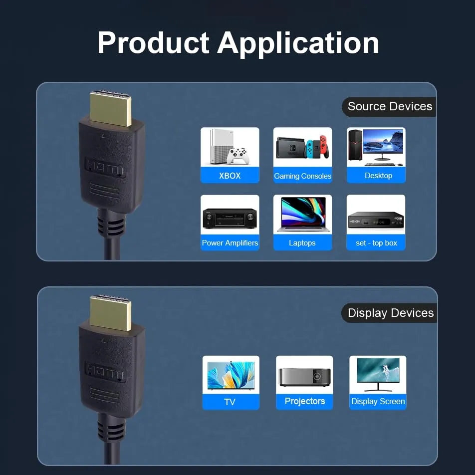 PremiumCord Cavo HDMI 2.0B 4K 18 Gbps con Ethernet, Nero, 1,5 m - immagine 5