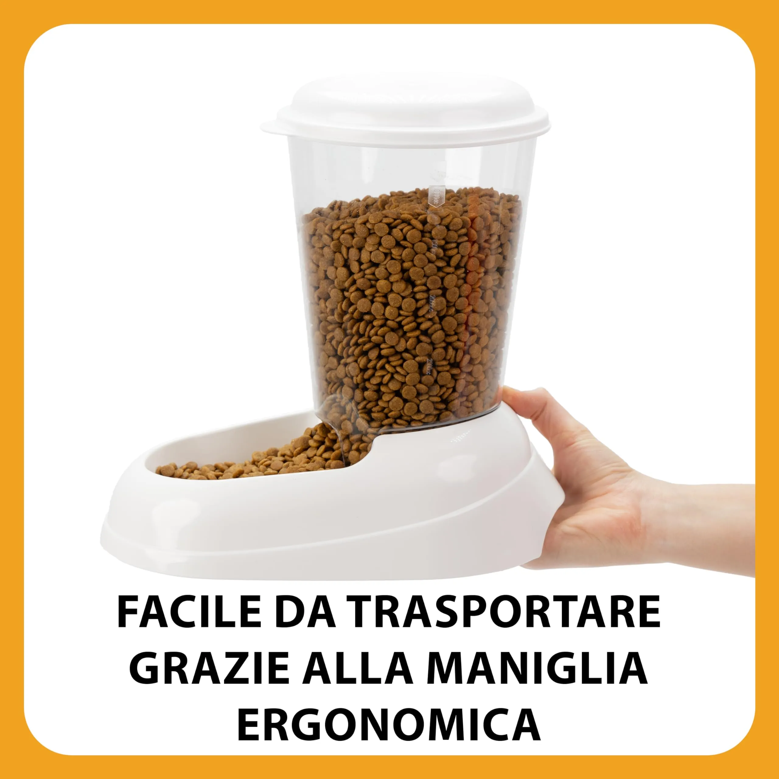 Ferplast Zenith Dispenser per cani e gatti, 3 Litri, Bianco - immagine 5