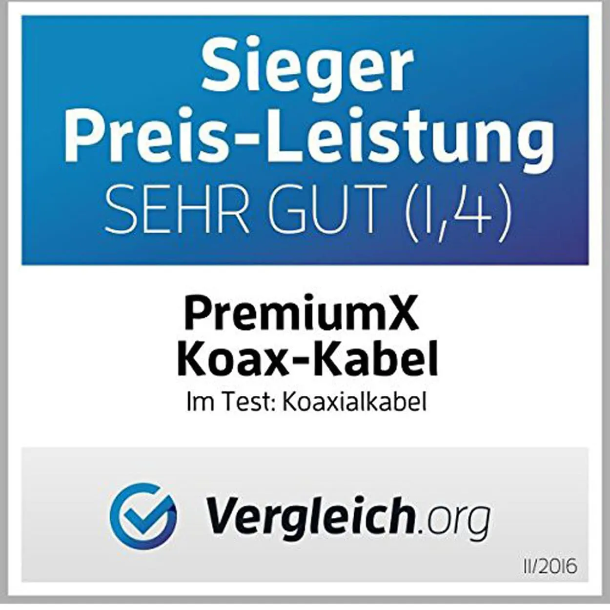 PremiumX Basic Cavo Coassiale RG 6 25m, Schermatura Alluminio Quadrupla 135dB, Compatibile DVB-S/S2/C/T, incl. 10 Connettori F - immagine 9