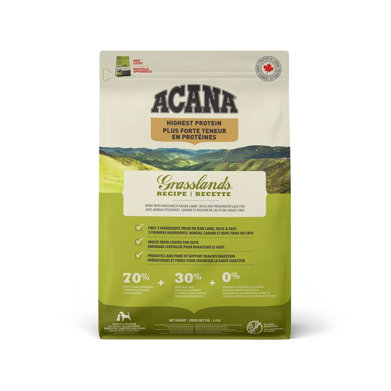 ACANA Regionals Grasslands Grain-Free Dry Dog Food, 2 kg - immagine 1