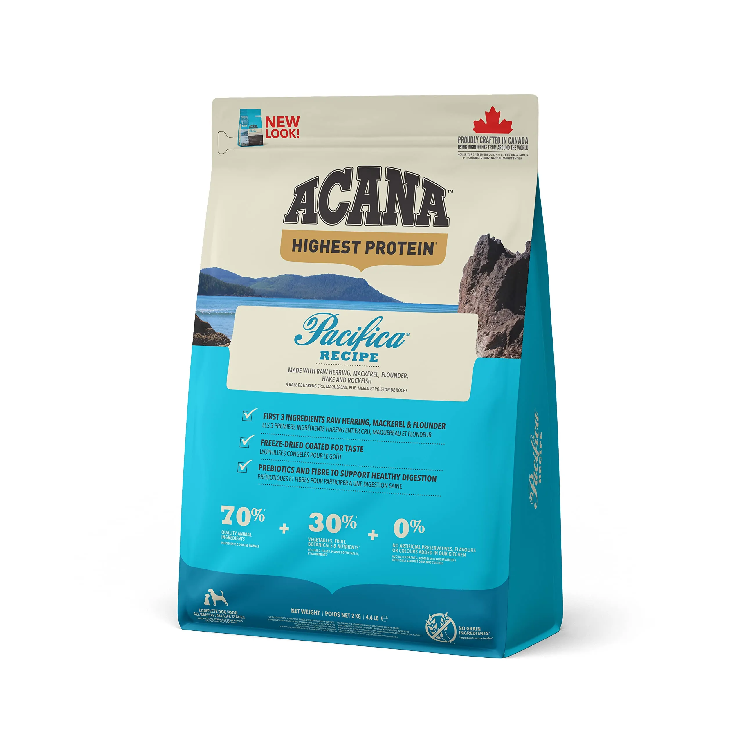 ACANA Regionals Dog Pacifica Alimenti Secchi Monoproteici per Cani, 2 kg - immagine 2