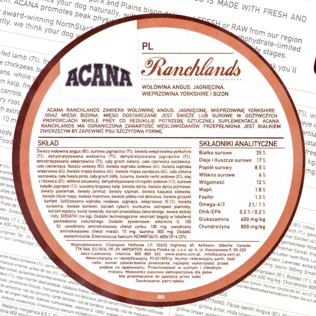 Acana Reachland Dog Food 2 kg - immagine 4