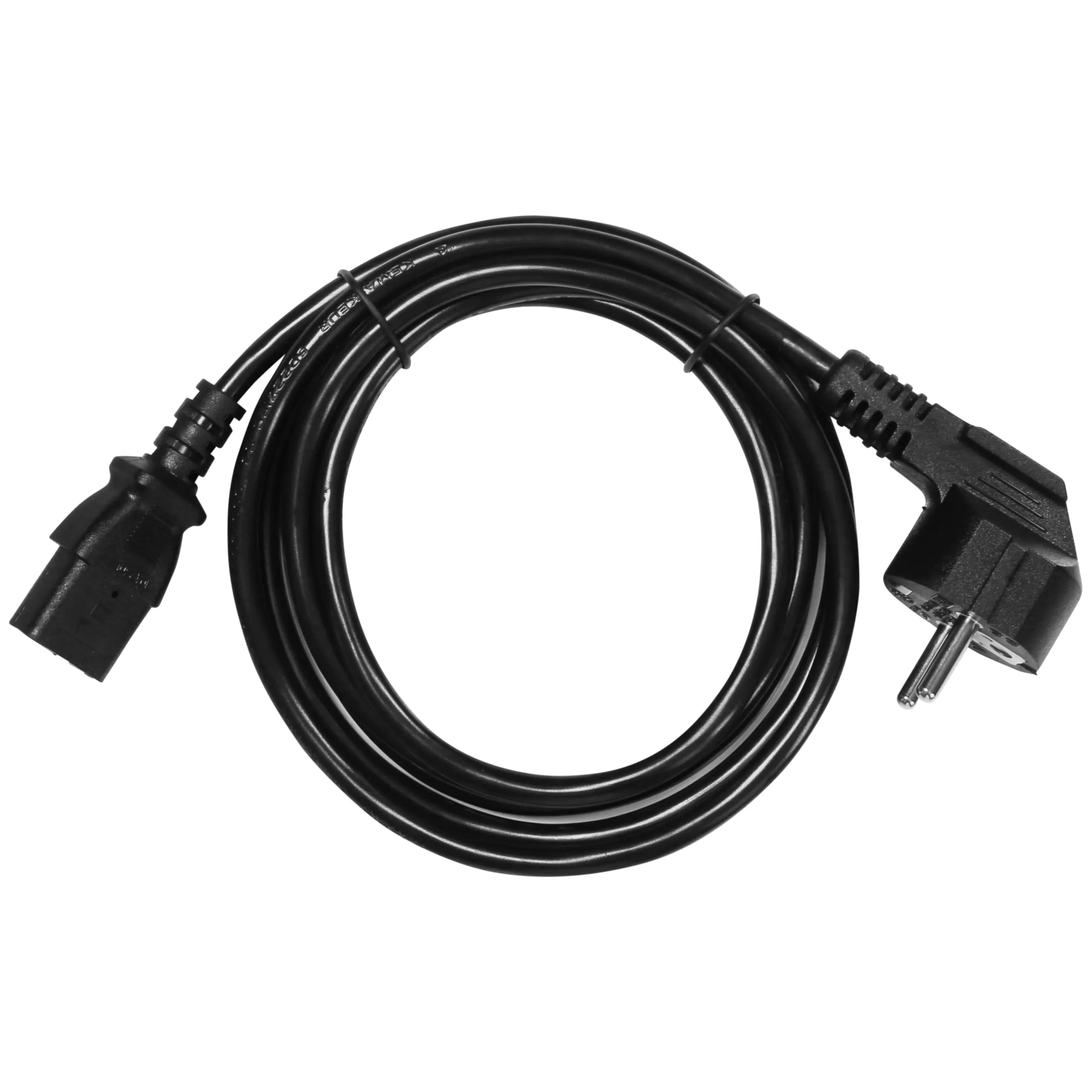 PremiumCord Cavo di Alimentazione 230V C13 IEC 320, 1 m, Nero - immagine 3