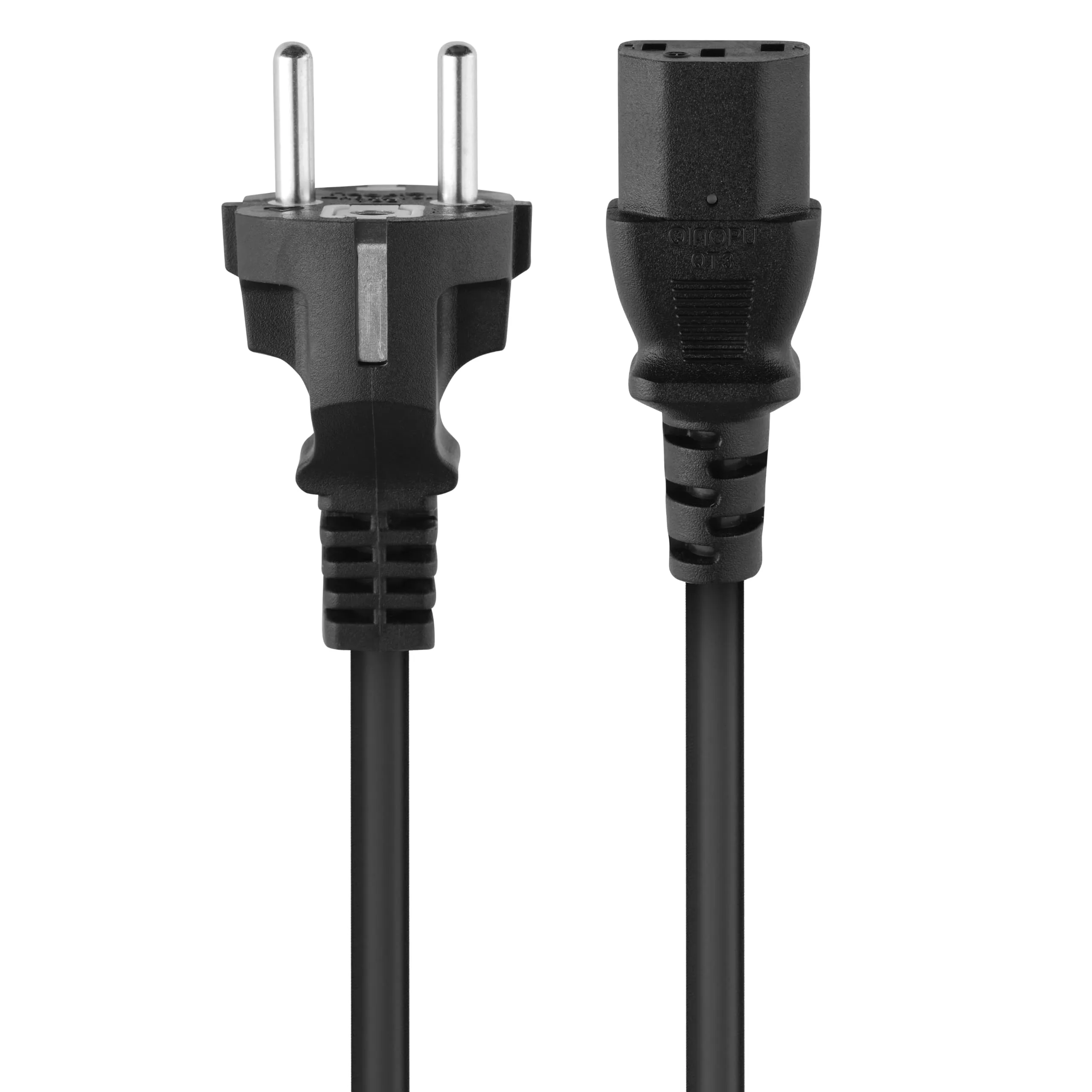 PremiumCord Cavo di Alimentazione IEC 320 C13, 230V, 2m, Nero - immagine 2