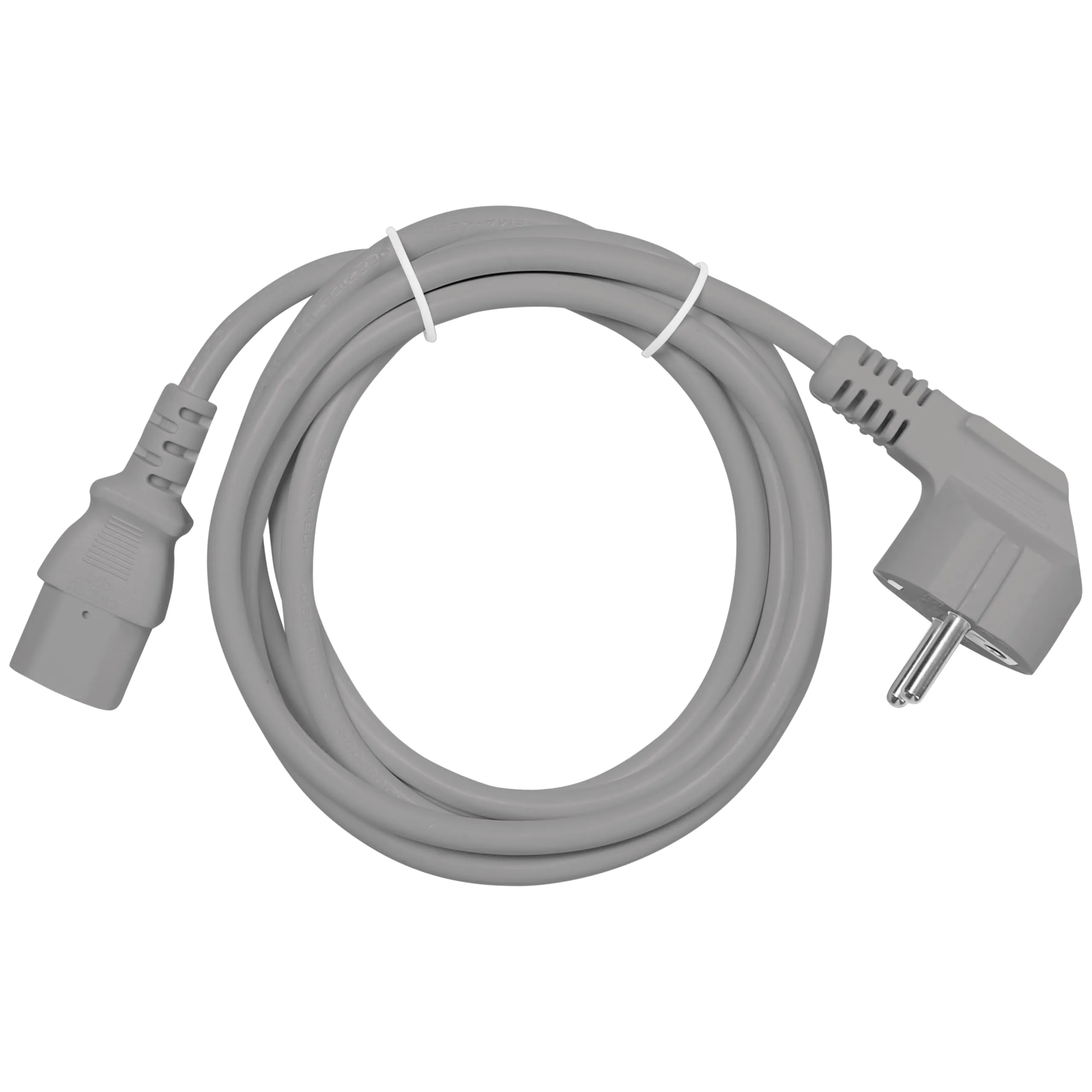 PremiumCord KPSP2G Cavo di alimentazione IEC C13 Schuko, 2 m, Grigio - immagine 3