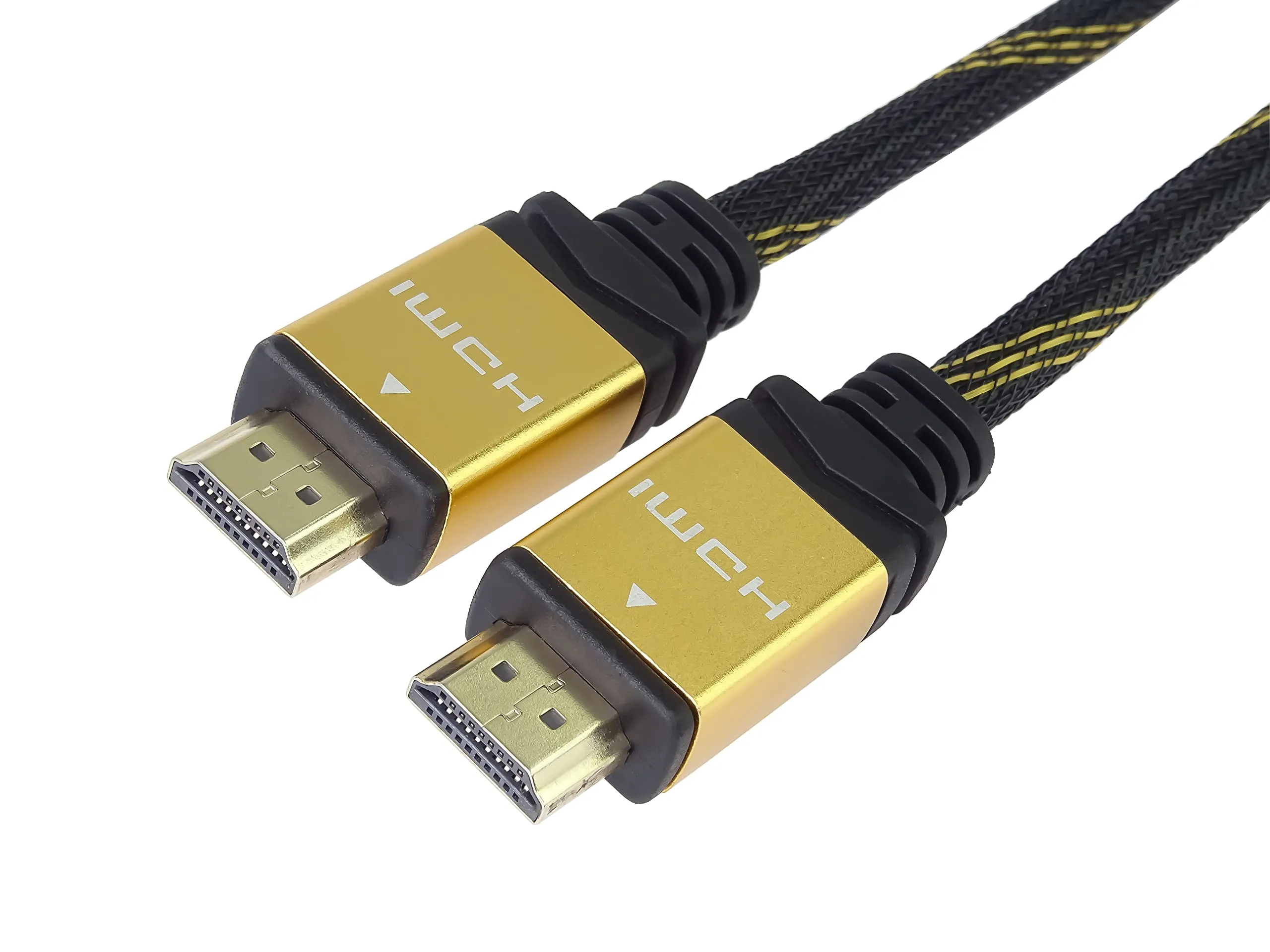 PremiumCord Cavo HDMI 4K Alta Velocità con Ethernet, 2 m, Nero/Oro - immagine 2